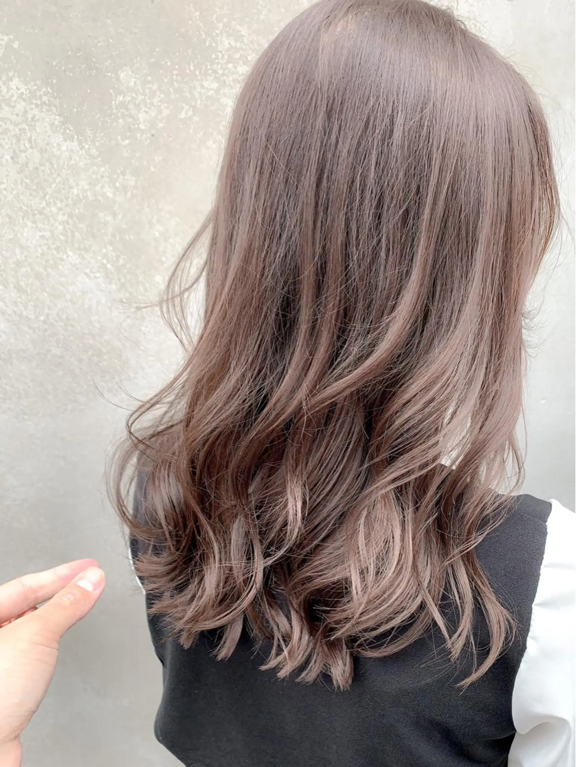 ミディアム カラー 表参道/さあ や/大人ナチュラルのヘアスタイル