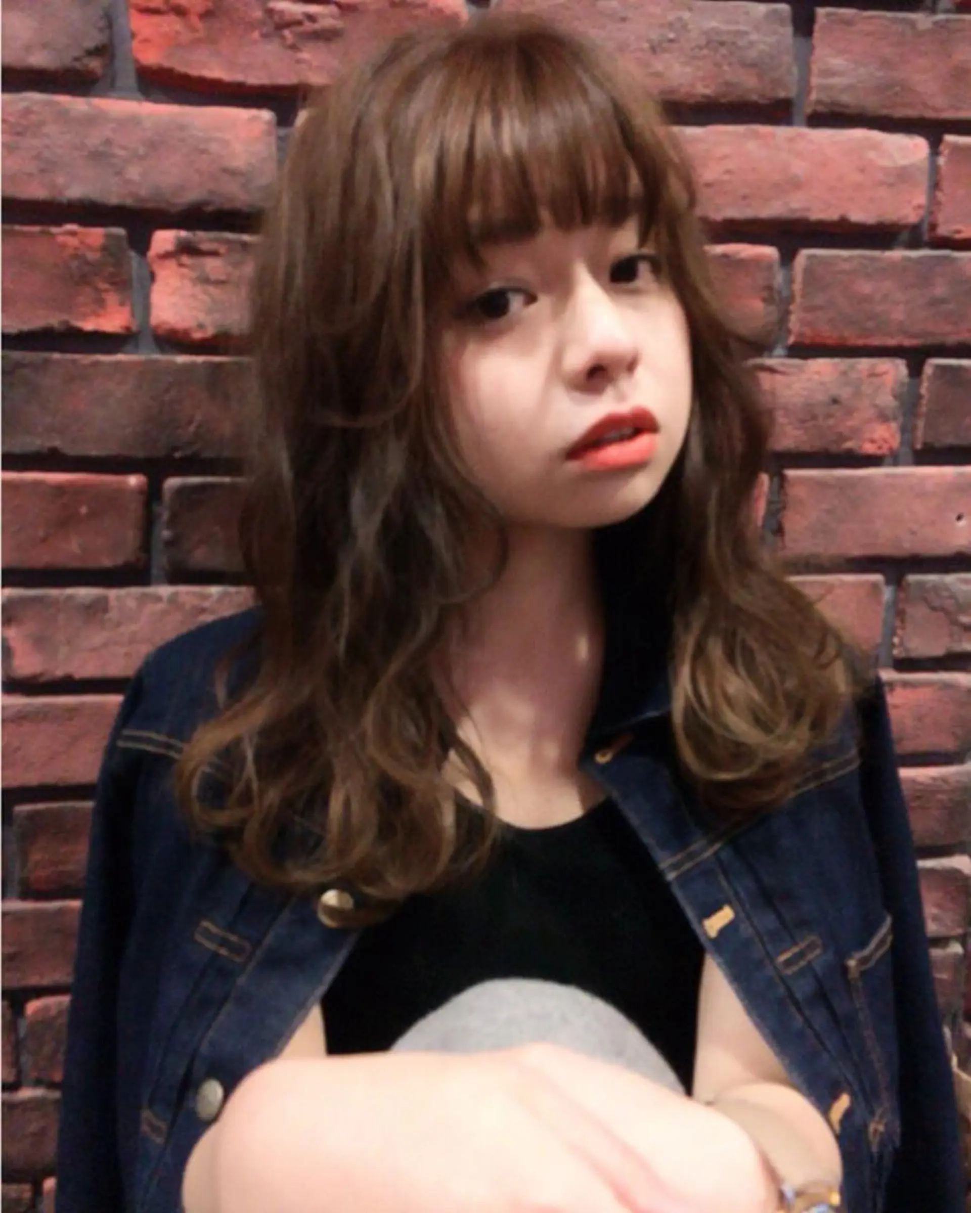 セミロング カラー nakahara madokaのヘアスタイル