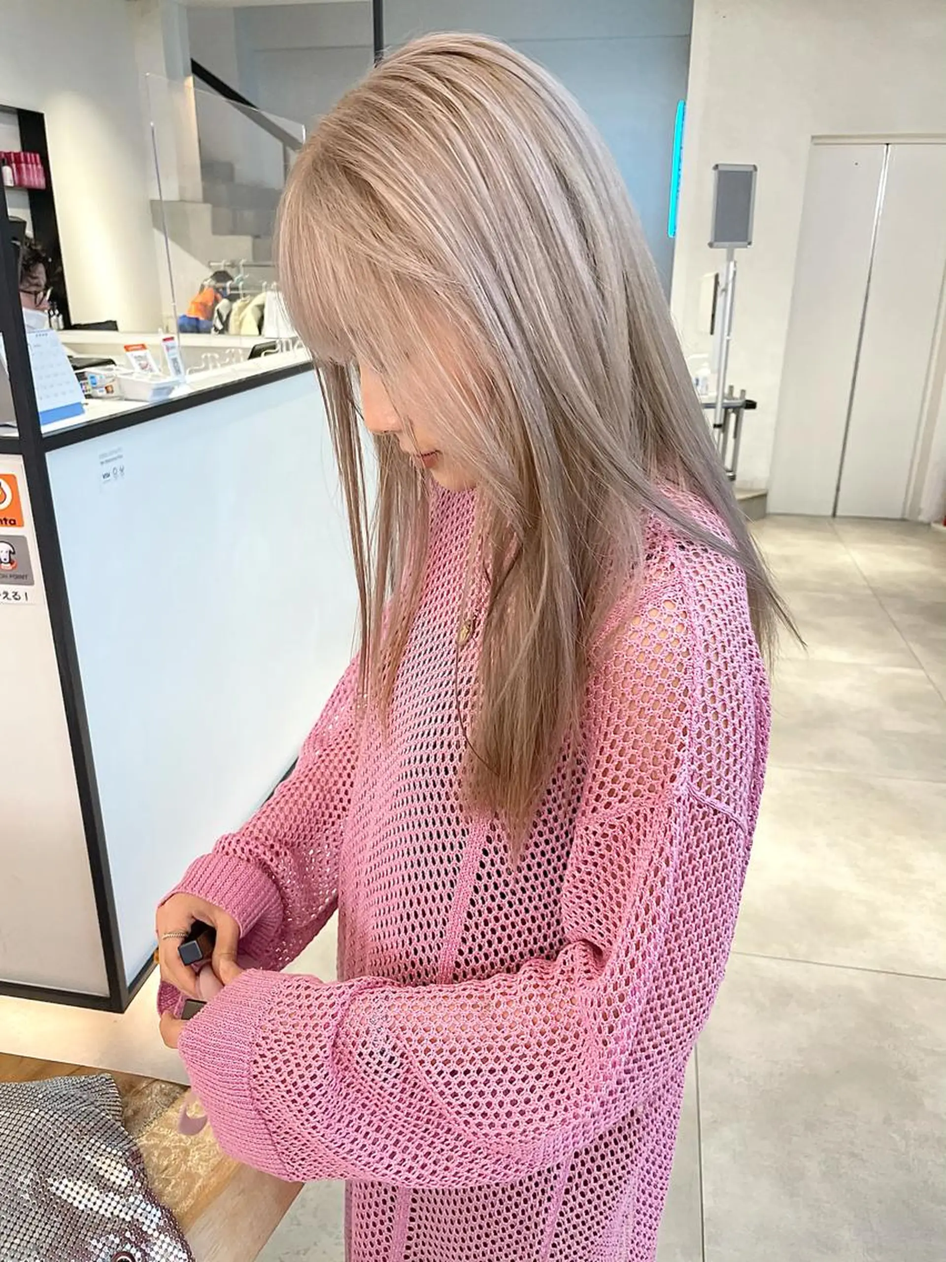 ロング カラー ヘアカラー 🇰🇷カルマパーマ kaito🇰🇷のヘアスタイル