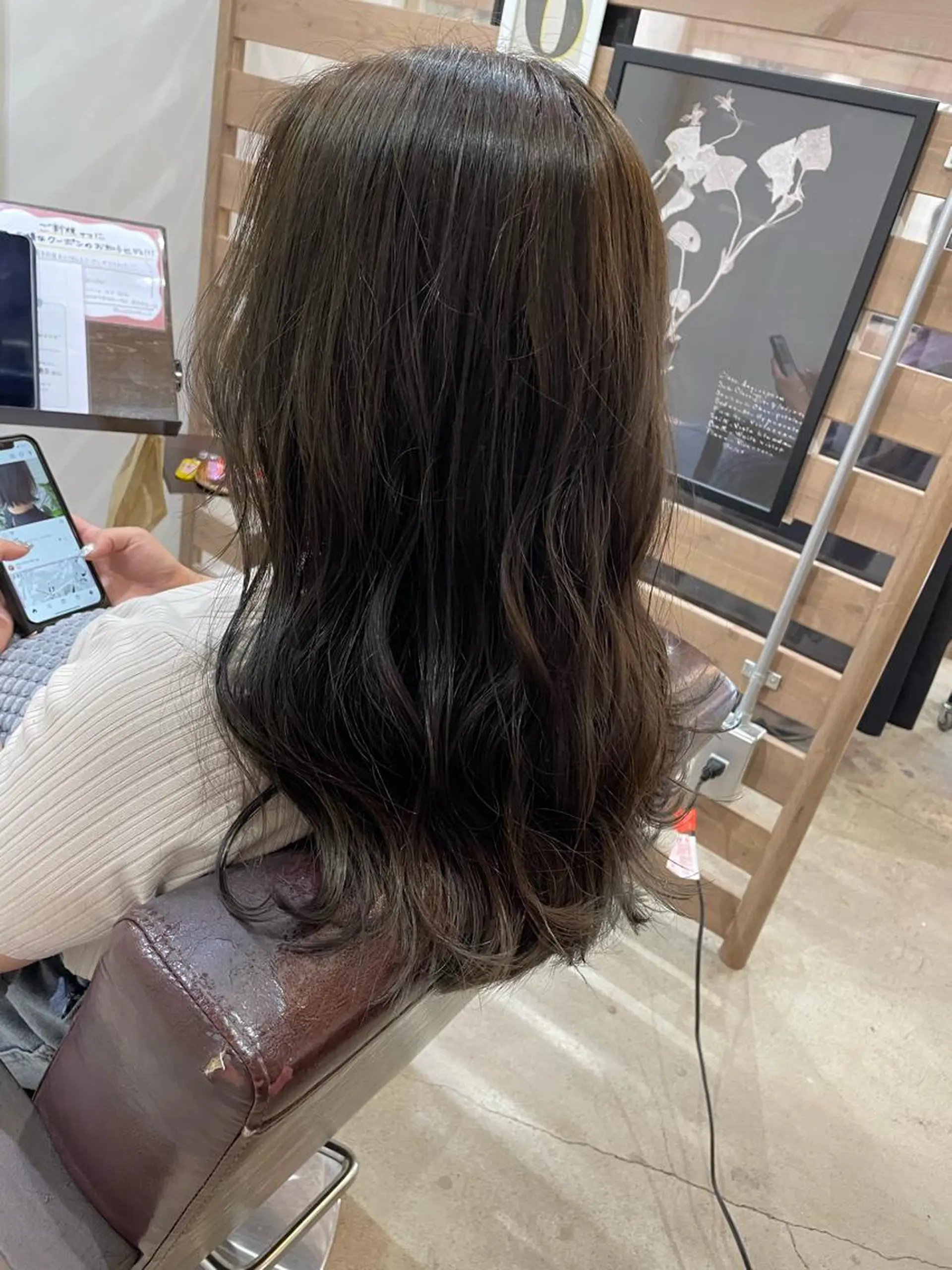 セミロング カラー カット ヘアカラー トリートメント miho 🌼🌼🌼のヘアスタイル