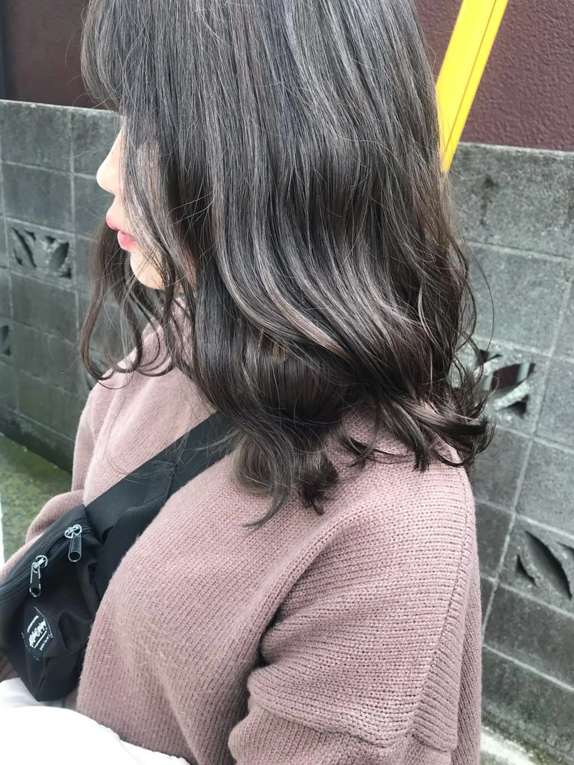 ミディアム カラー riho/ブリーチ/ デザインカラー/辻堂のヘアスタイル