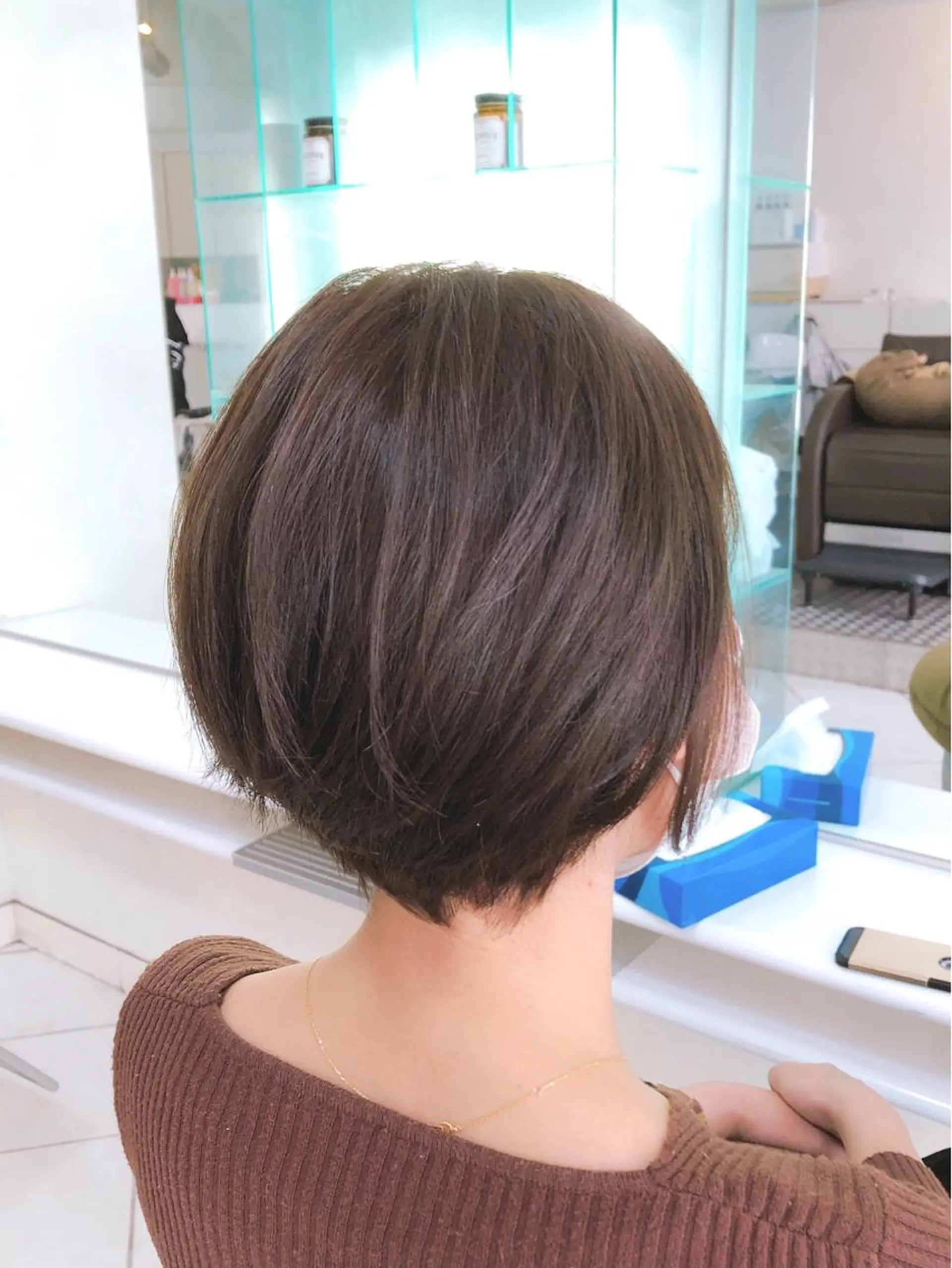 ショート カラー 保住 亮太のヘアスタイル