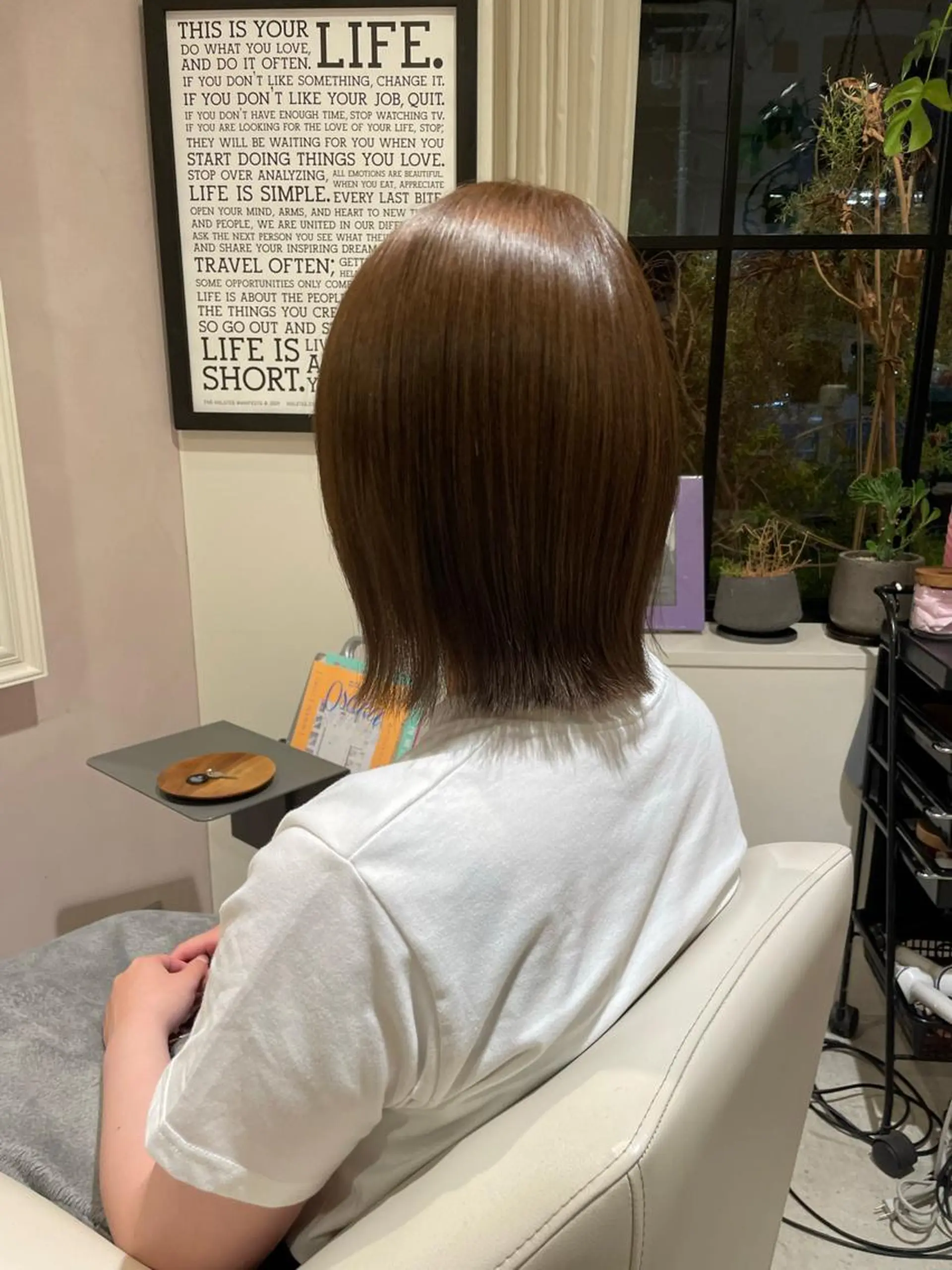 ミディアム 八杉 佳澄のヘアスタイル