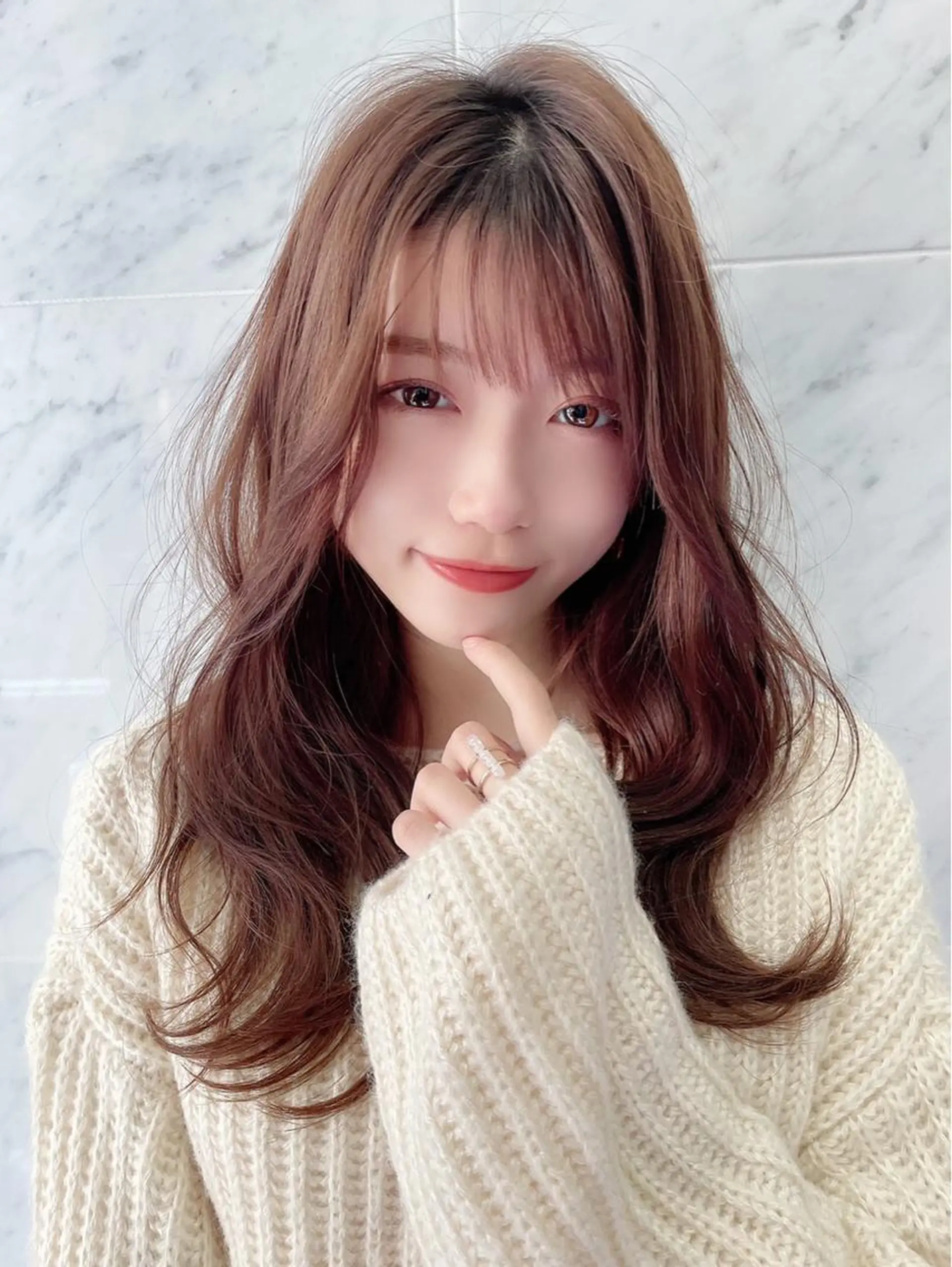 セミロング カット ヘアカラー トリートメント 縮毛矯正・髪質改善 ❣️三浦正也のヘアスタイル