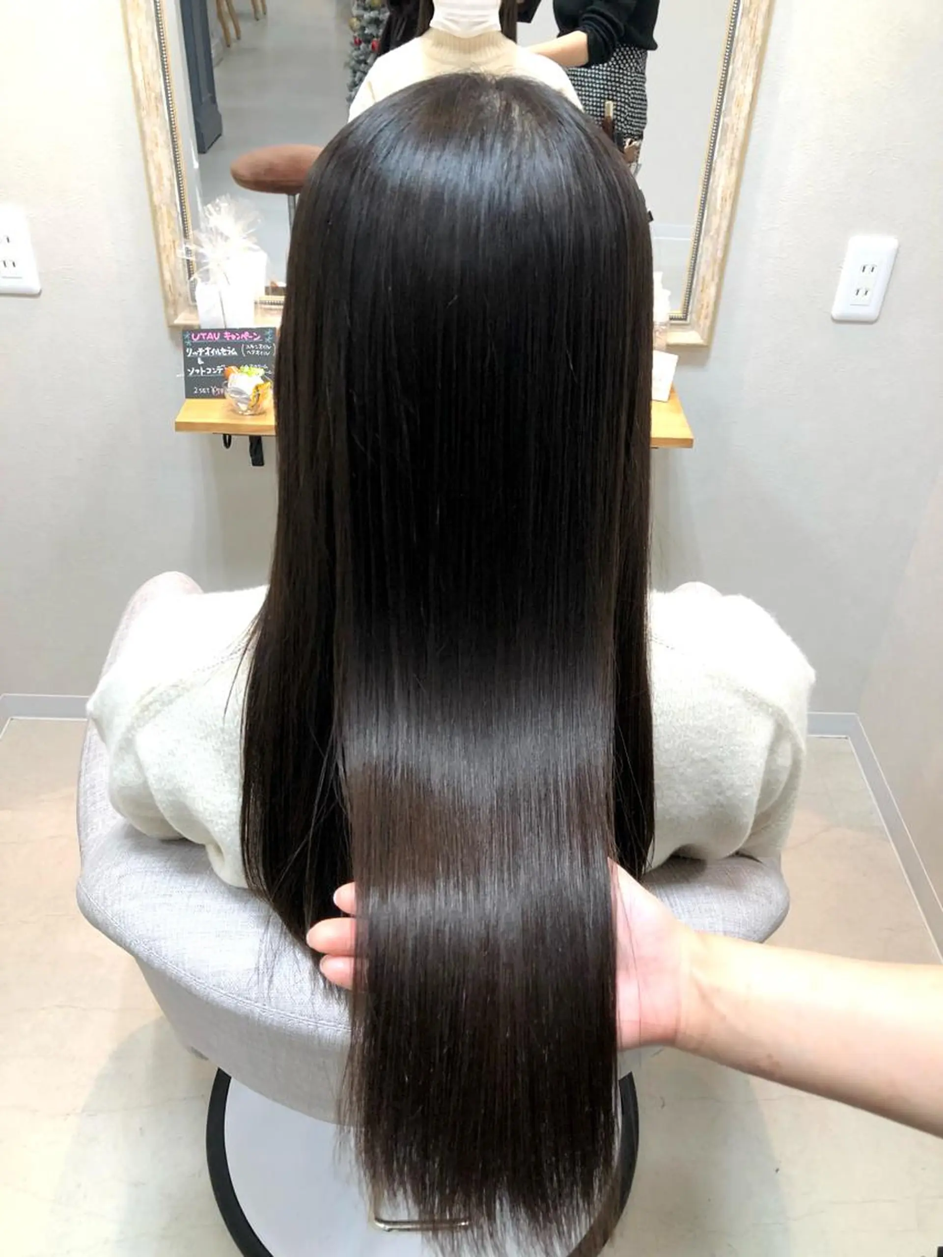 ロング 縮毛矯正 カット トリートメント ショート/白髪ぼかし 君和田若菜のヘアスタイル