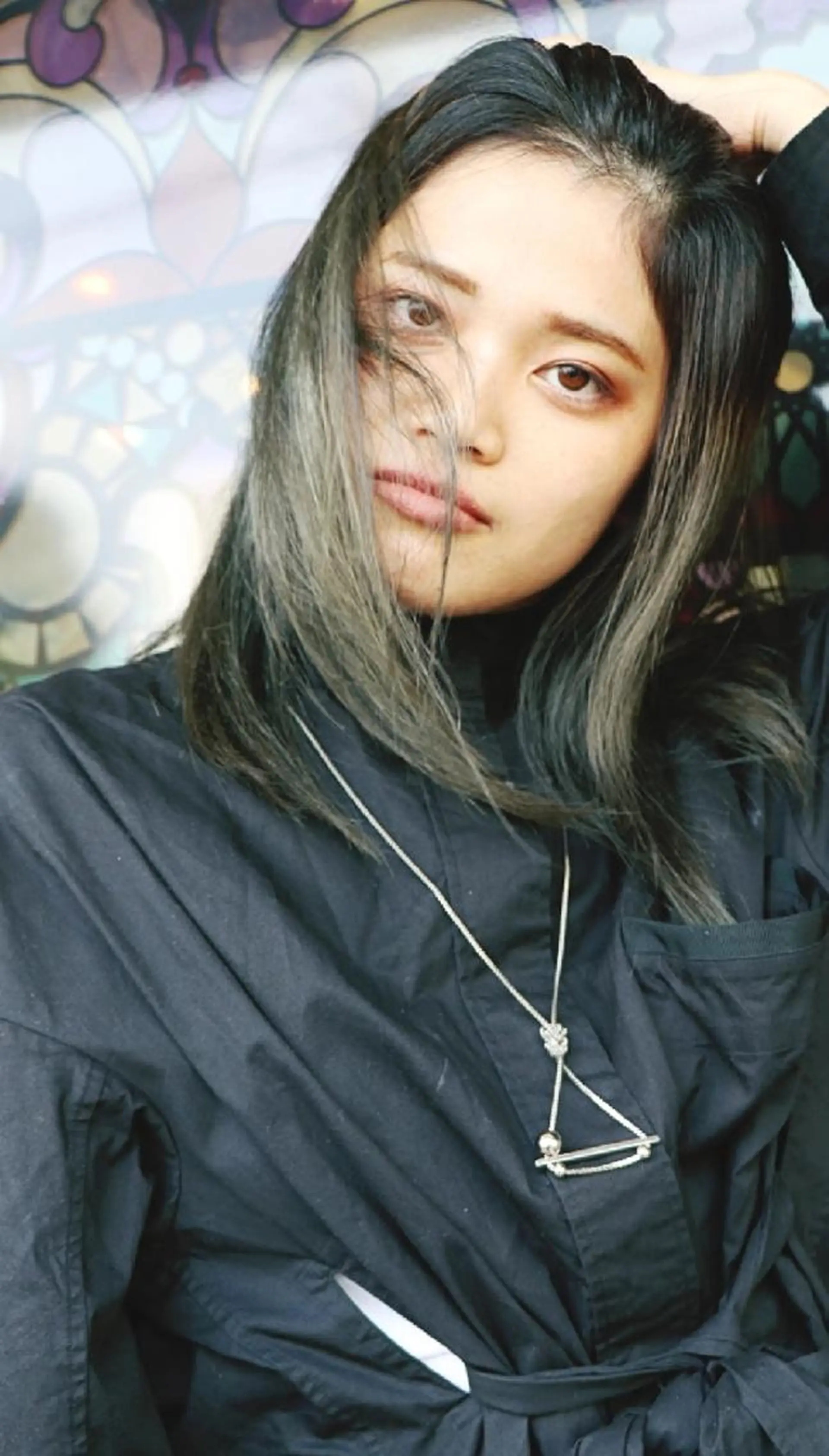 セミロング カラー パーマ 徳永 博志のヘアスタイル