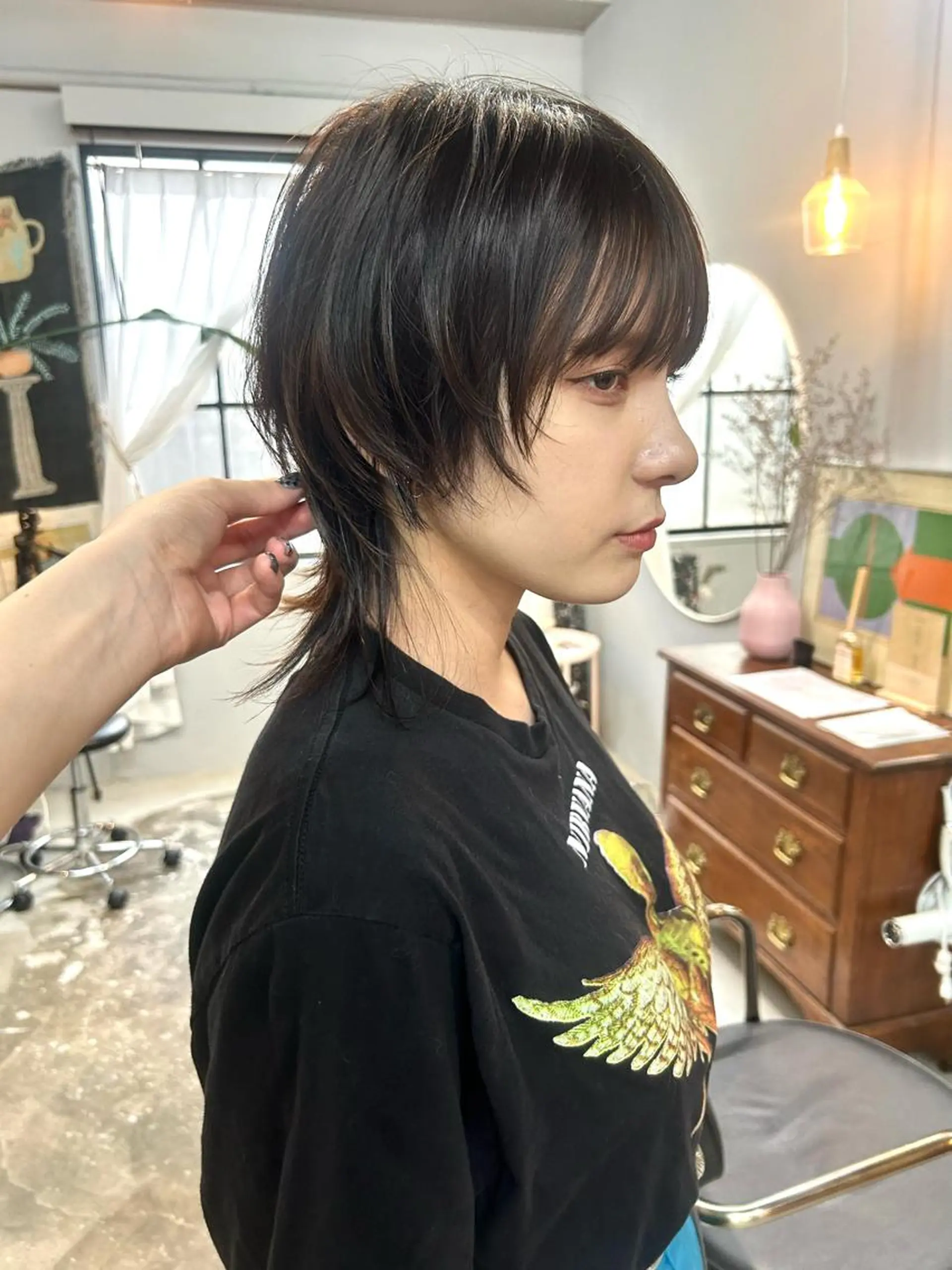 ミディアム 問屋町chapter 日笠快生のヘアスタイル