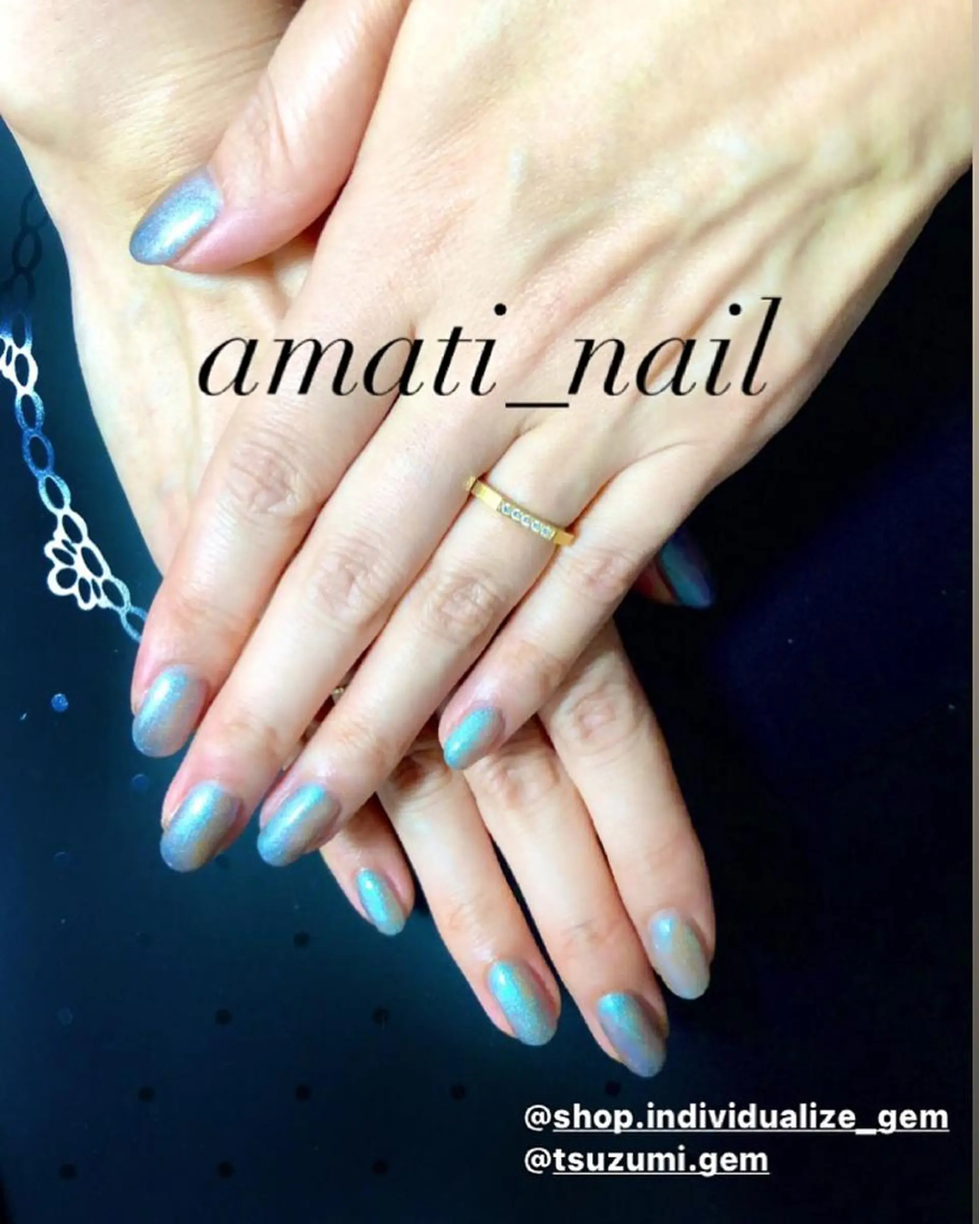 ネイル ジェルネイル マグネットネイル ワンカラーネイル シンプルネイル amati_nail TAKAKOのネイルデザイン