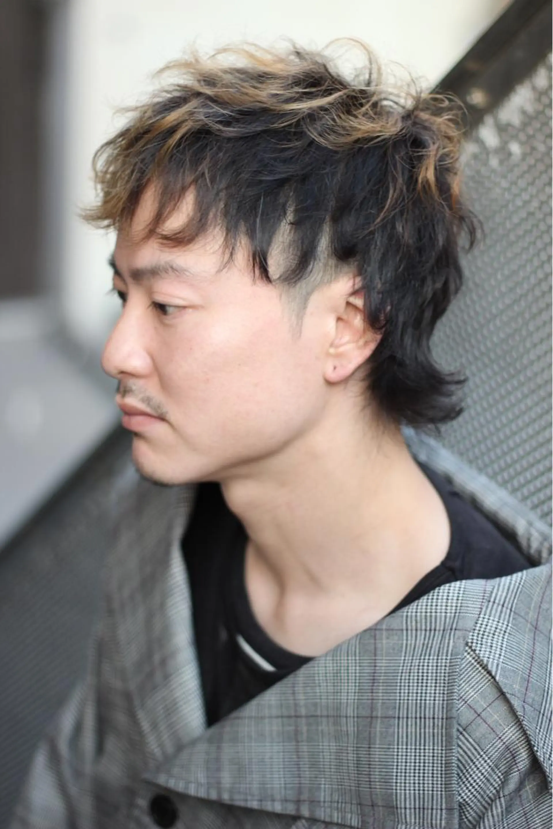 メンズ メンズウルフカット ウルフカット カット ヘッドスパ 成松 勇治のヘアスタイル