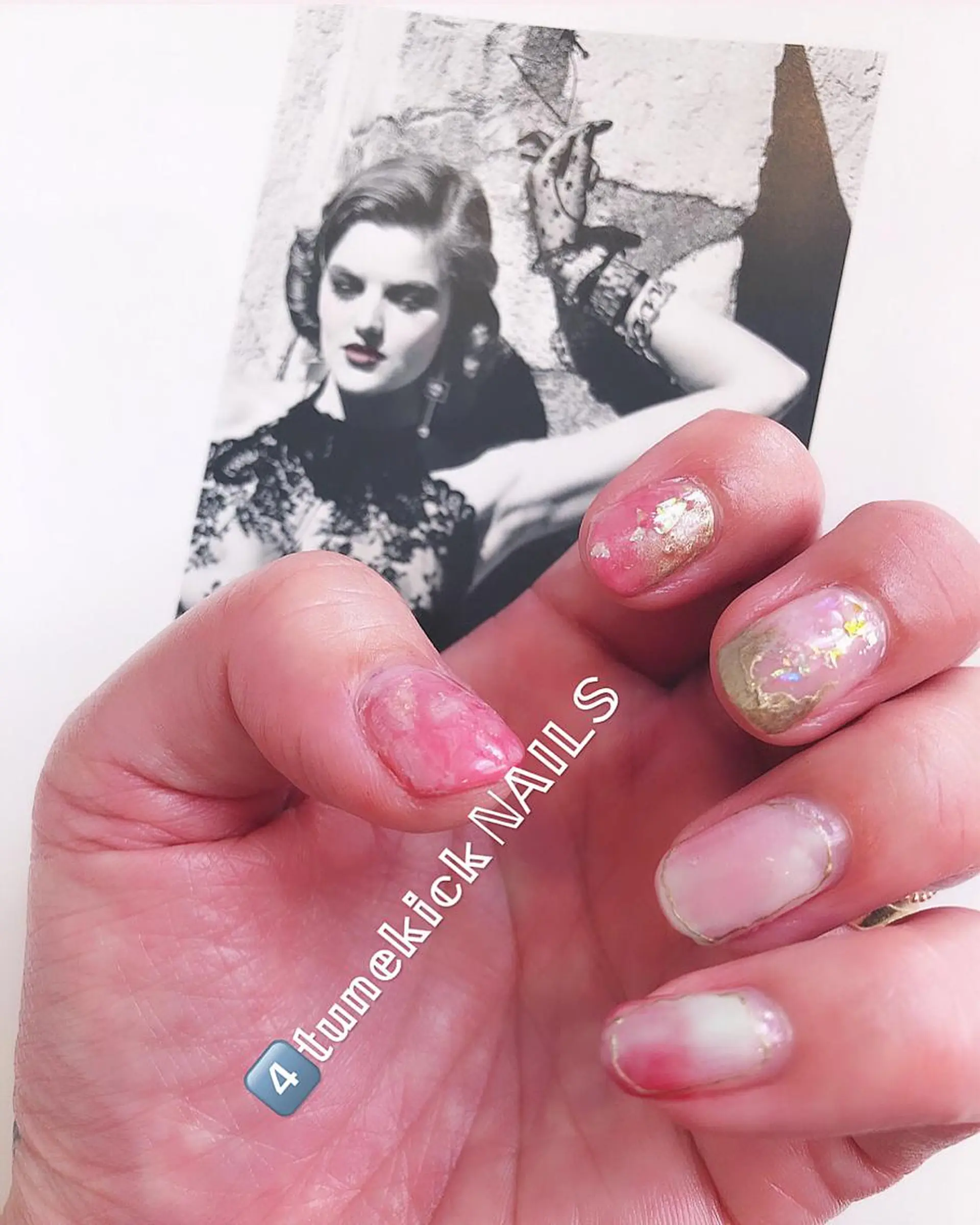 ネイル ニュアンスネイル ピンク 4tunekick NAILS(フォーチュンキックネイルズ)所属・星野 淳子のネイルデザイン