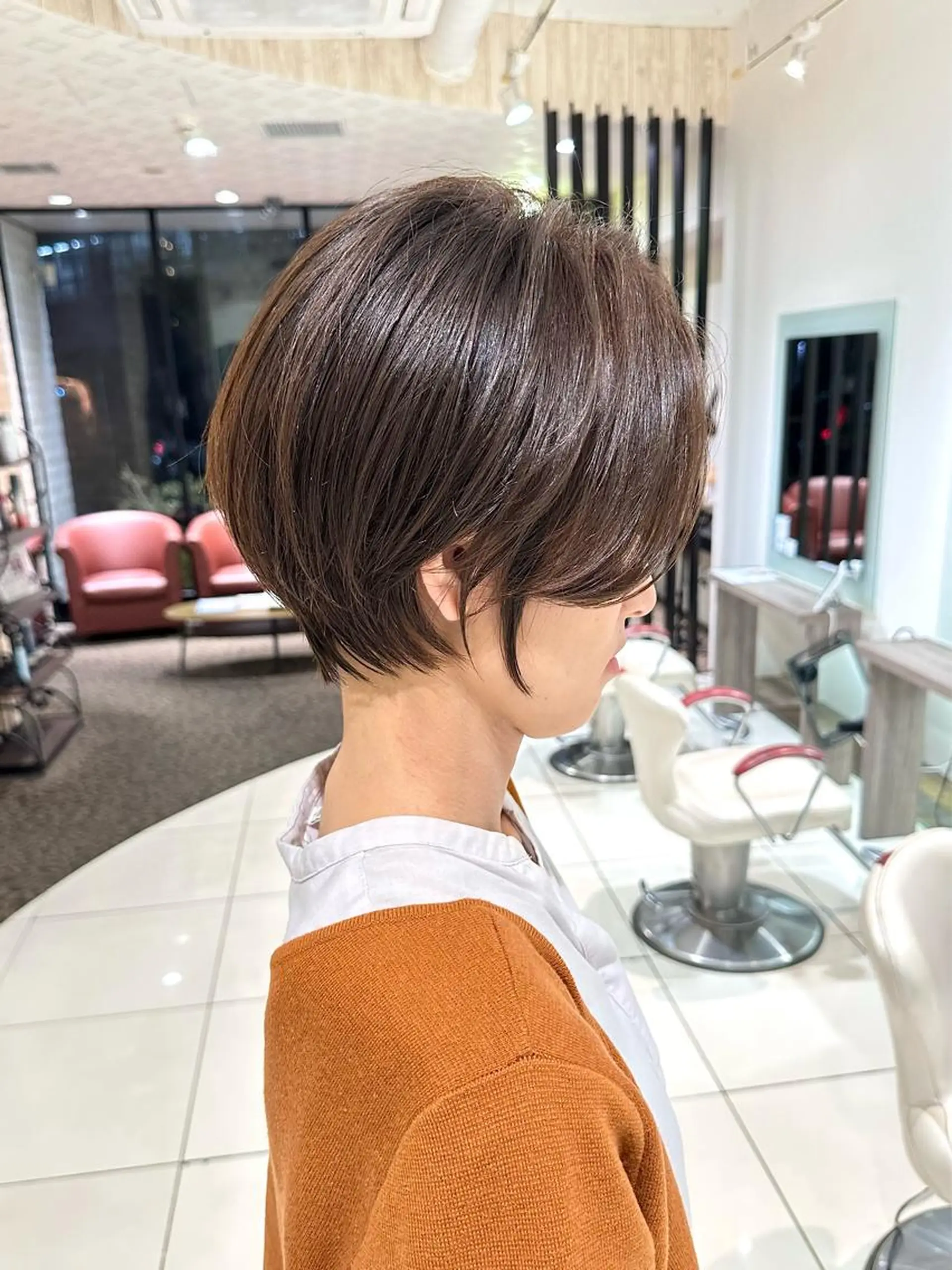 ショート ショートボブ ハンサムショート 丸みショート ボブ ショートヘア 荻窪/ショートヘア✨ ショートボブ長松大哉のヘアスタイル