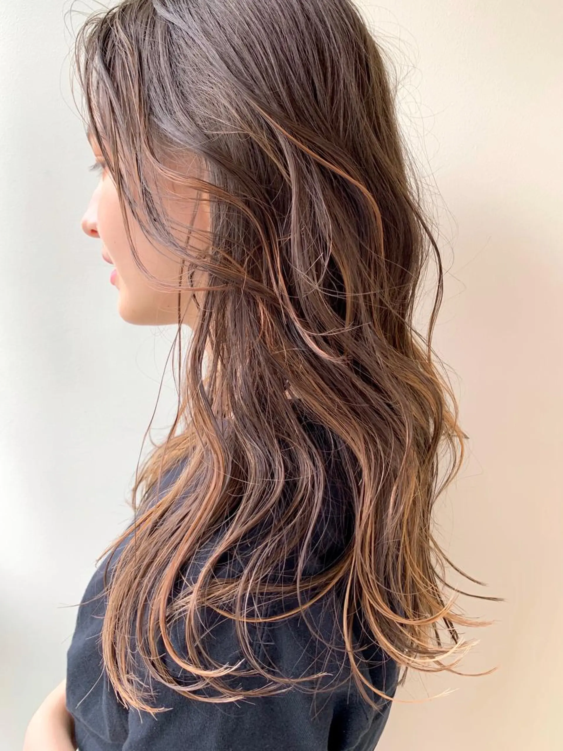 ロング シャドウパーマ/ 波巻パーマYu-Kiのヘアスタイル