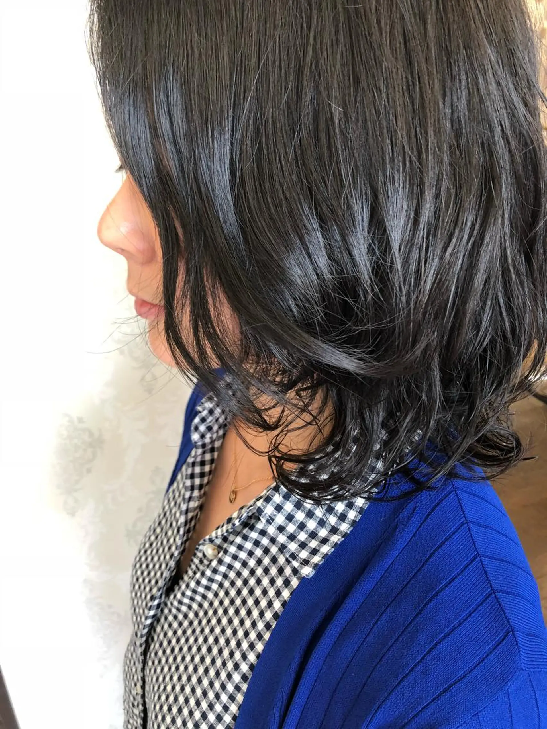 ミディアム パーマ ミディアムパーマ カット パーマ HairWork's FLO-WER所属・五十嵐 聡のヘアスタイル