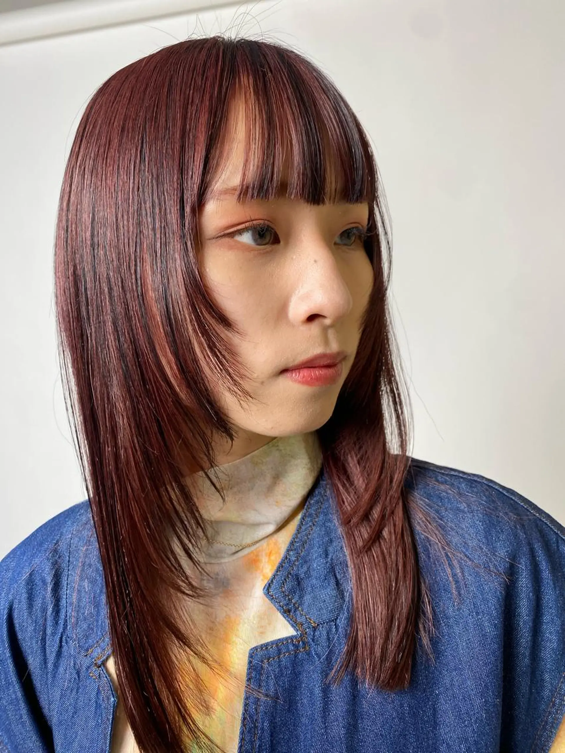 セミロング カラー asuka/似合わせ /レイヤー/暖色のヘアスタイル