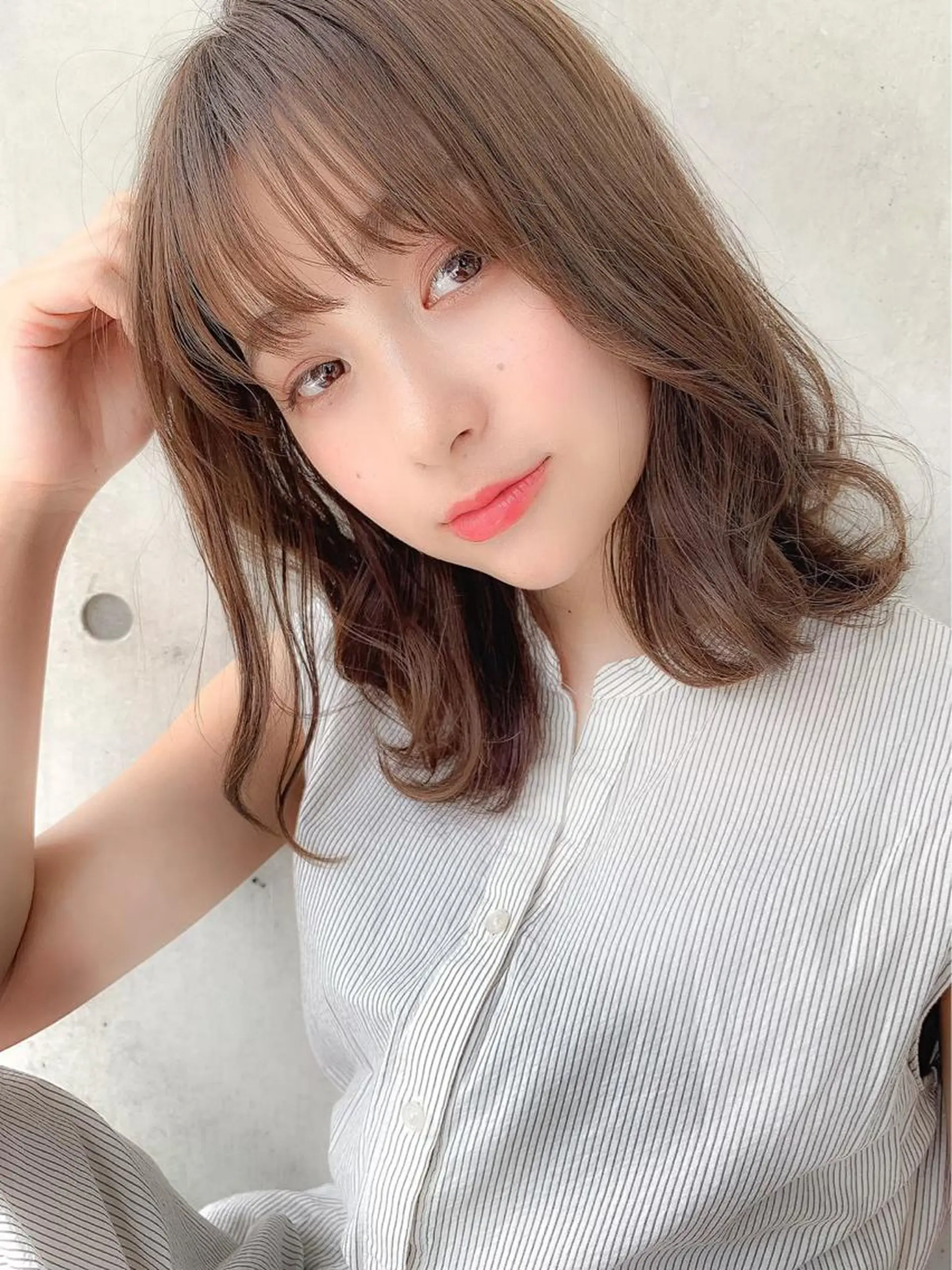 ミディアム カラー 🩰透明感カラー♡ UTA🩰のヘアスタイル