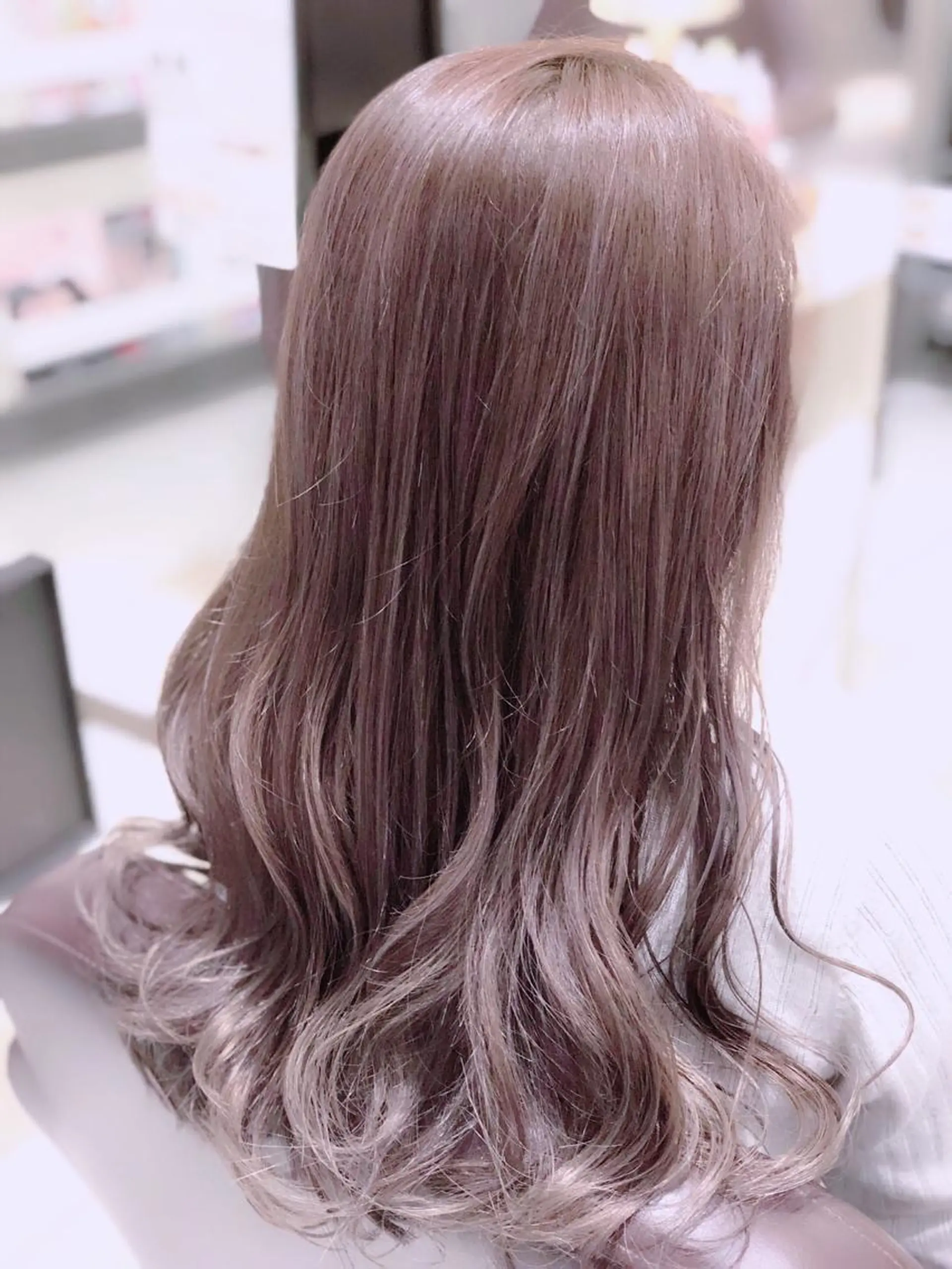 ロング カラー ラベンダーカラー 髪質改善/ 艶髪カラー/益田直幸のヘアスタイル