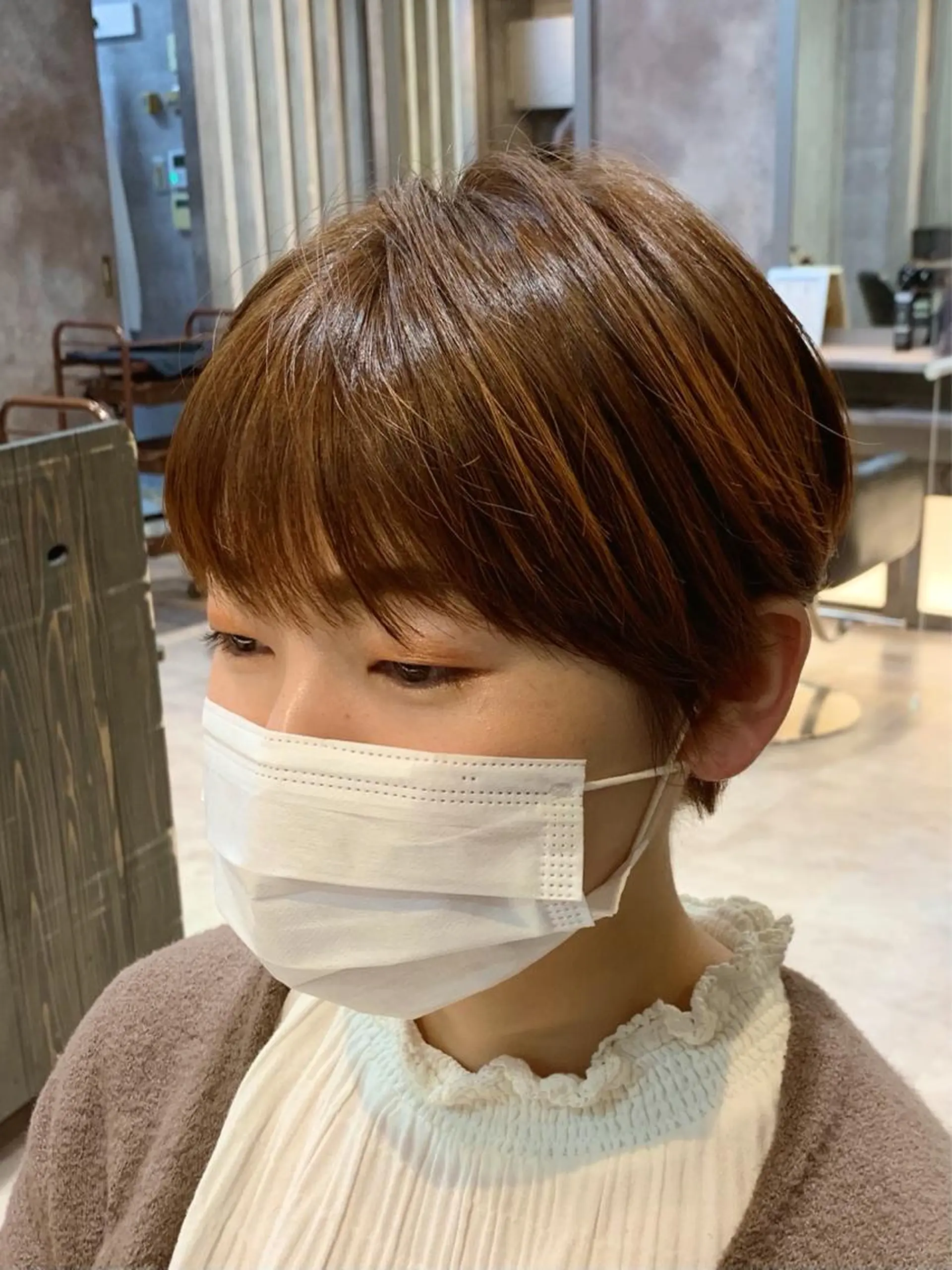ショート ショートヘア カット B E C H I C O〔べち子〕のヘアスタイル
