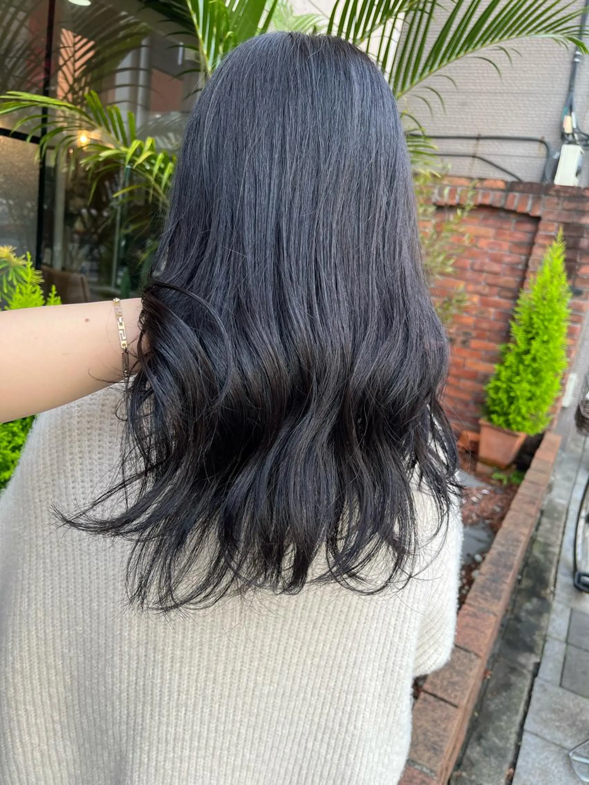 ロング カラー グレージュ ヘアカラー SHIAN 八王子👼鬼塚さやかのヘアスタイル