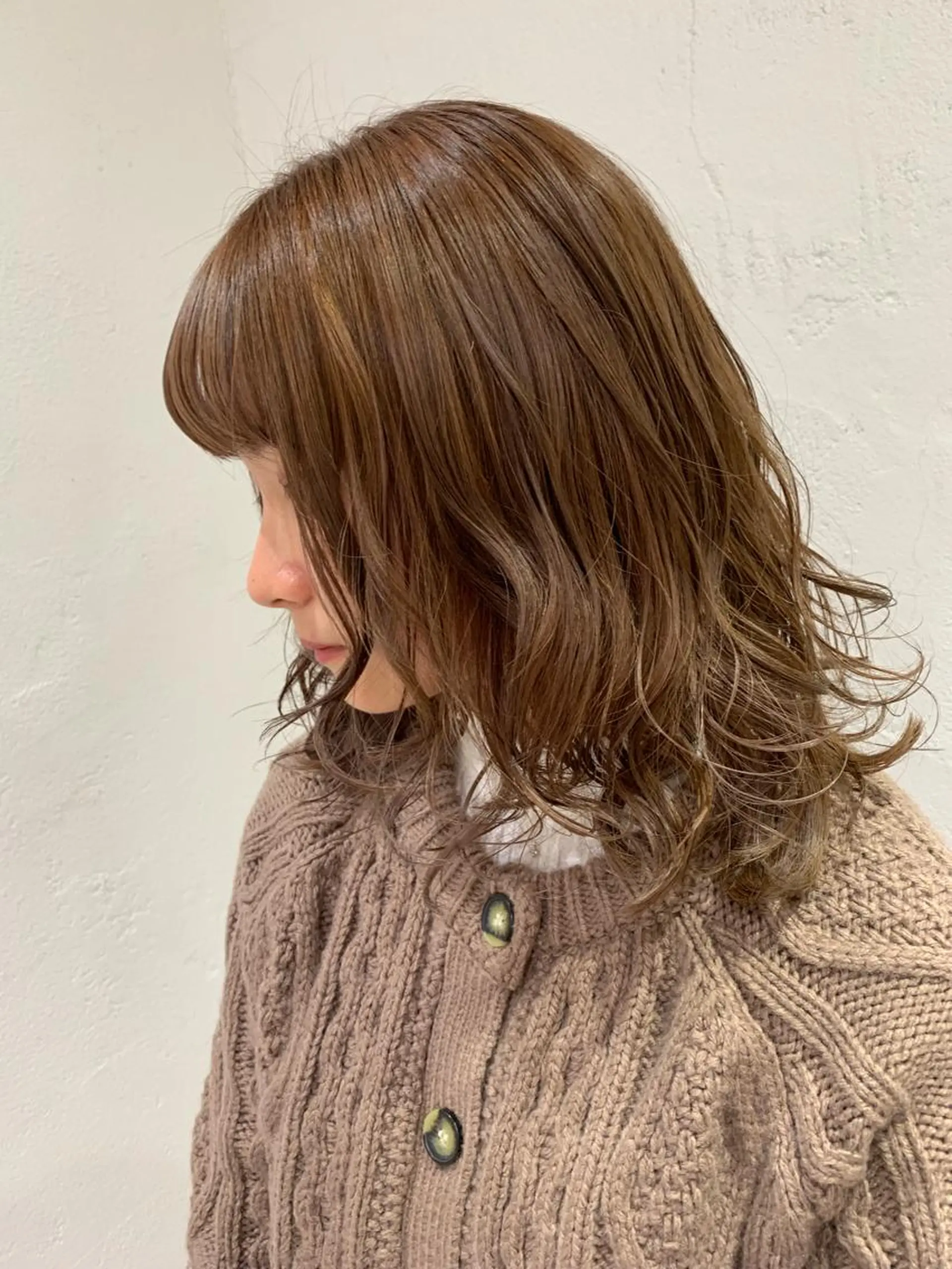 ミディアム カラー 透明感カラー ダブルカラー 🫧透明感カラー/ ボブ/小笠原汐海🪽のヘアスタイル