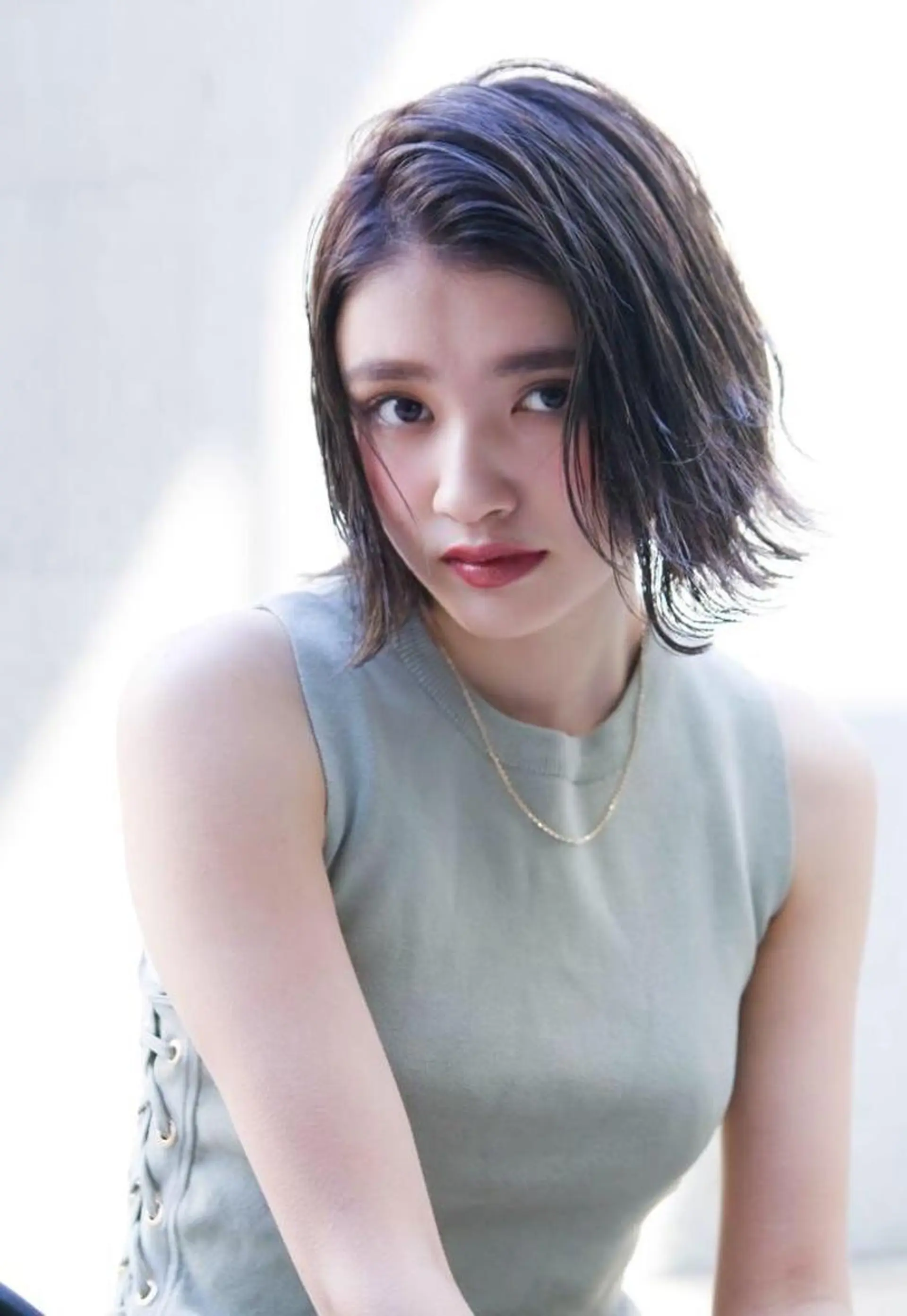 ミディアム パーマ カット パーマ トリートメント 山崎 澪 レイヤーカット/大宮のヘアスタイル