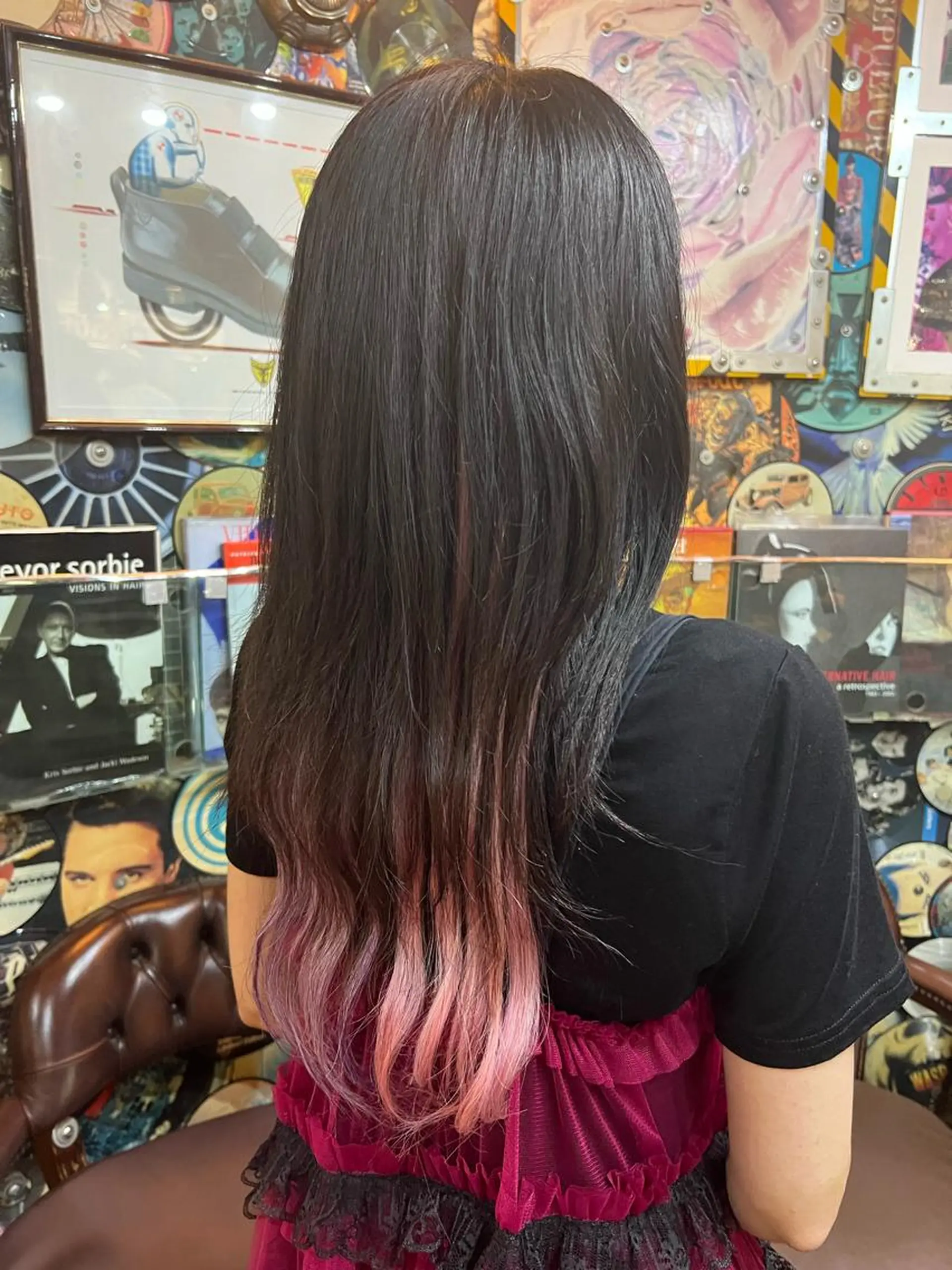 ロング カラー ヘアアレンジ エクステ ロング ウルフカット KOYA ｺﾔのヘアスタイル
