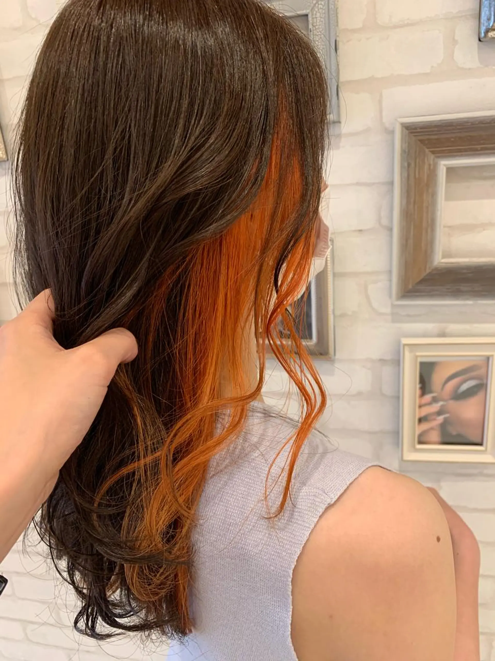 セミロング カラー オレンジ Gain Nanamiのエステ・リラクイメージ