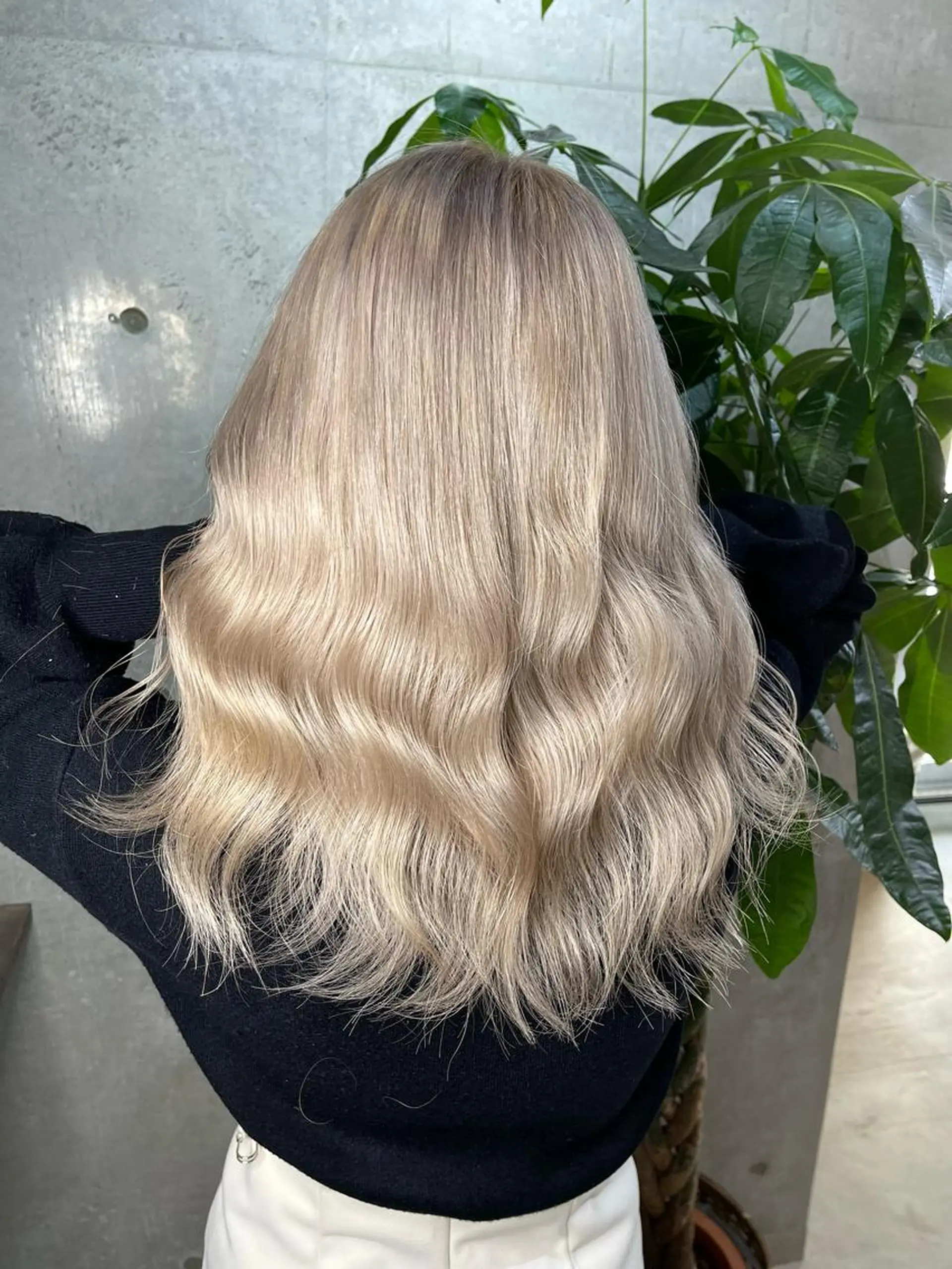 カラー 髪質改善 ヘアカラー トリートメント 名古屋のピンク好き かずくん🦩のヘアスタイル