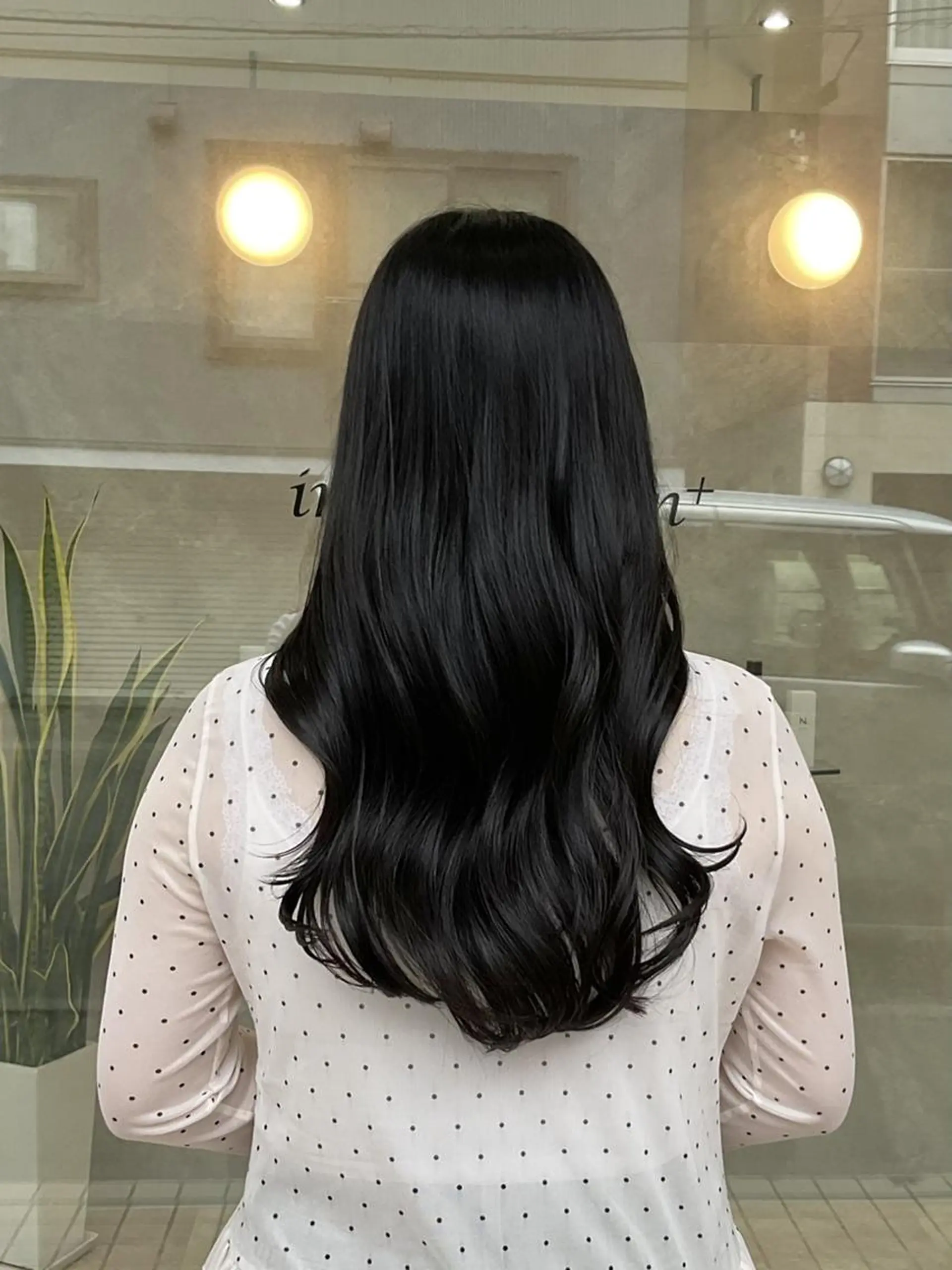 ロング カラー 学生 レイヤーカット トリートメント 韓国ヘアケアブリーチ 莉奈のヘアスタイル