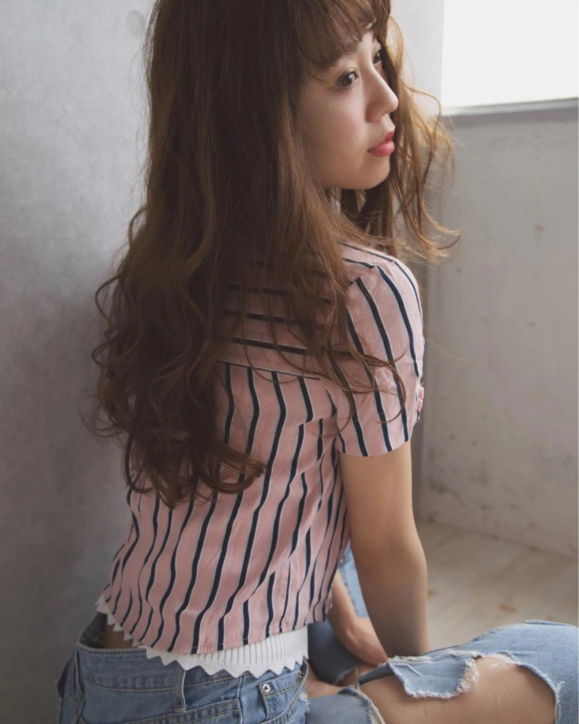 ロング ヘアカラー トリートメント 小澤大輔 YOLO hairのヘアスタイル