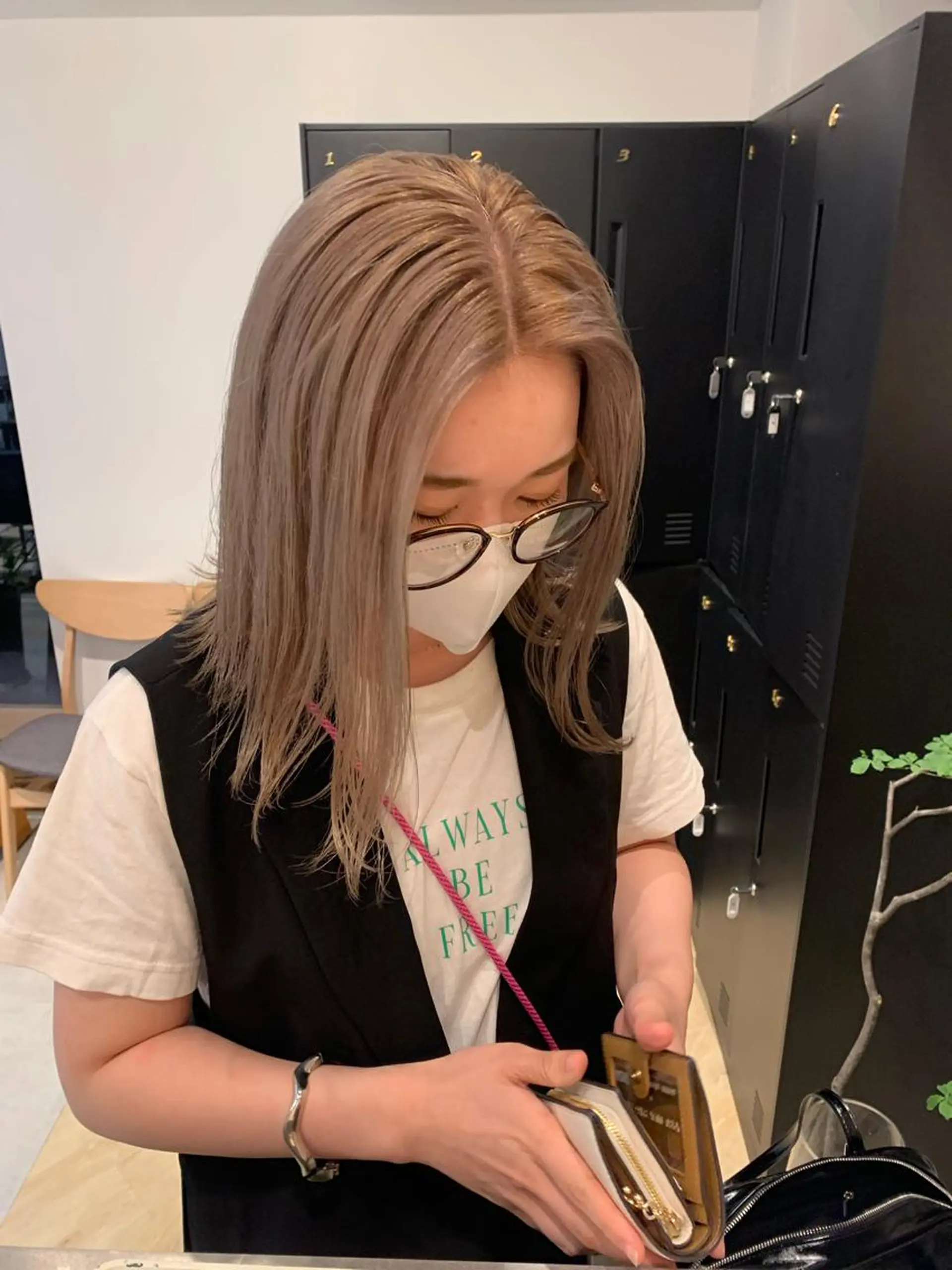 セミロング ヘアカラー ラフパーマ/ボブ/ 似合わせヘア/ショウのヘアスタイル