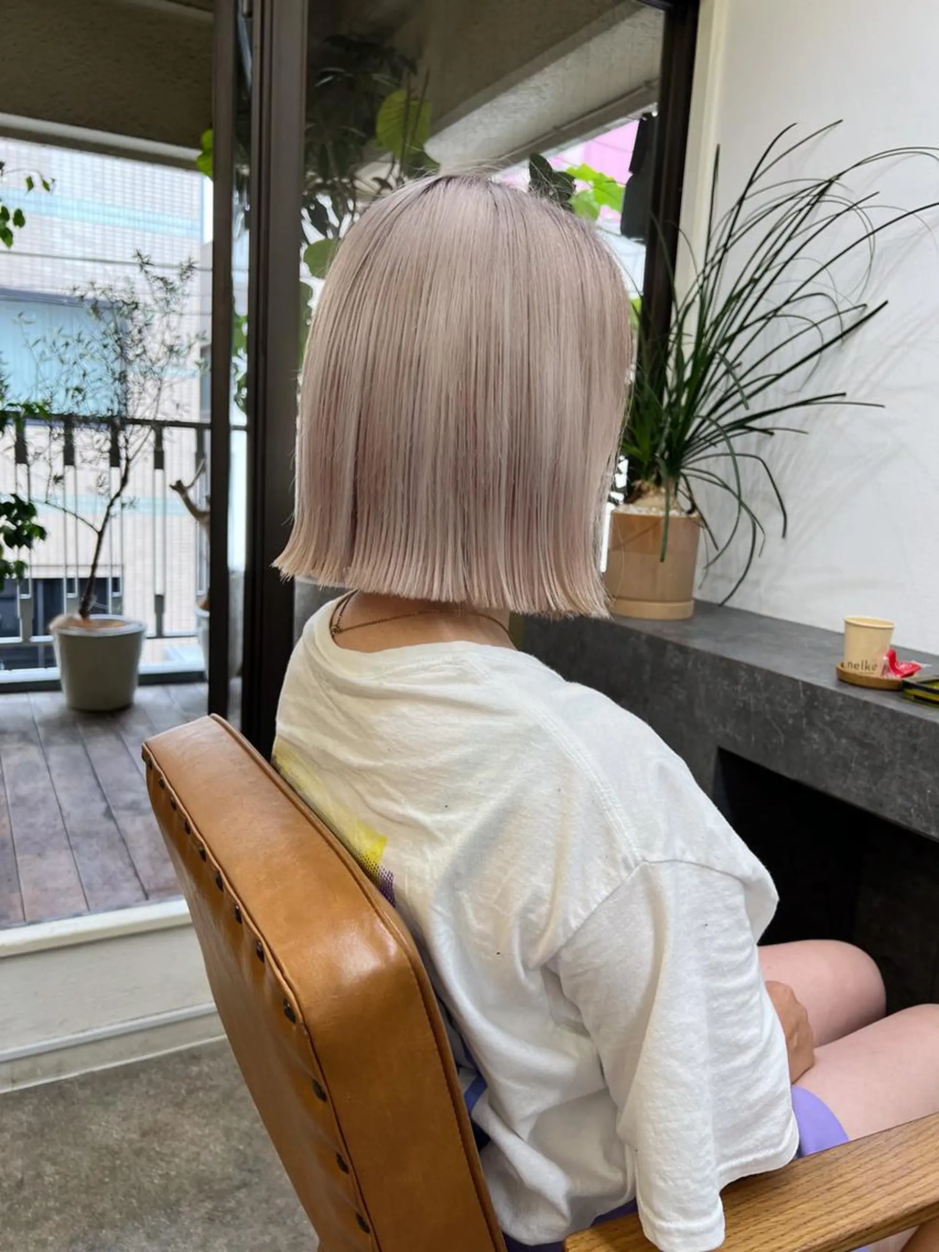 ミディアム カラー nelke/レイヤー 立川/ブリーチのヘアスタイル