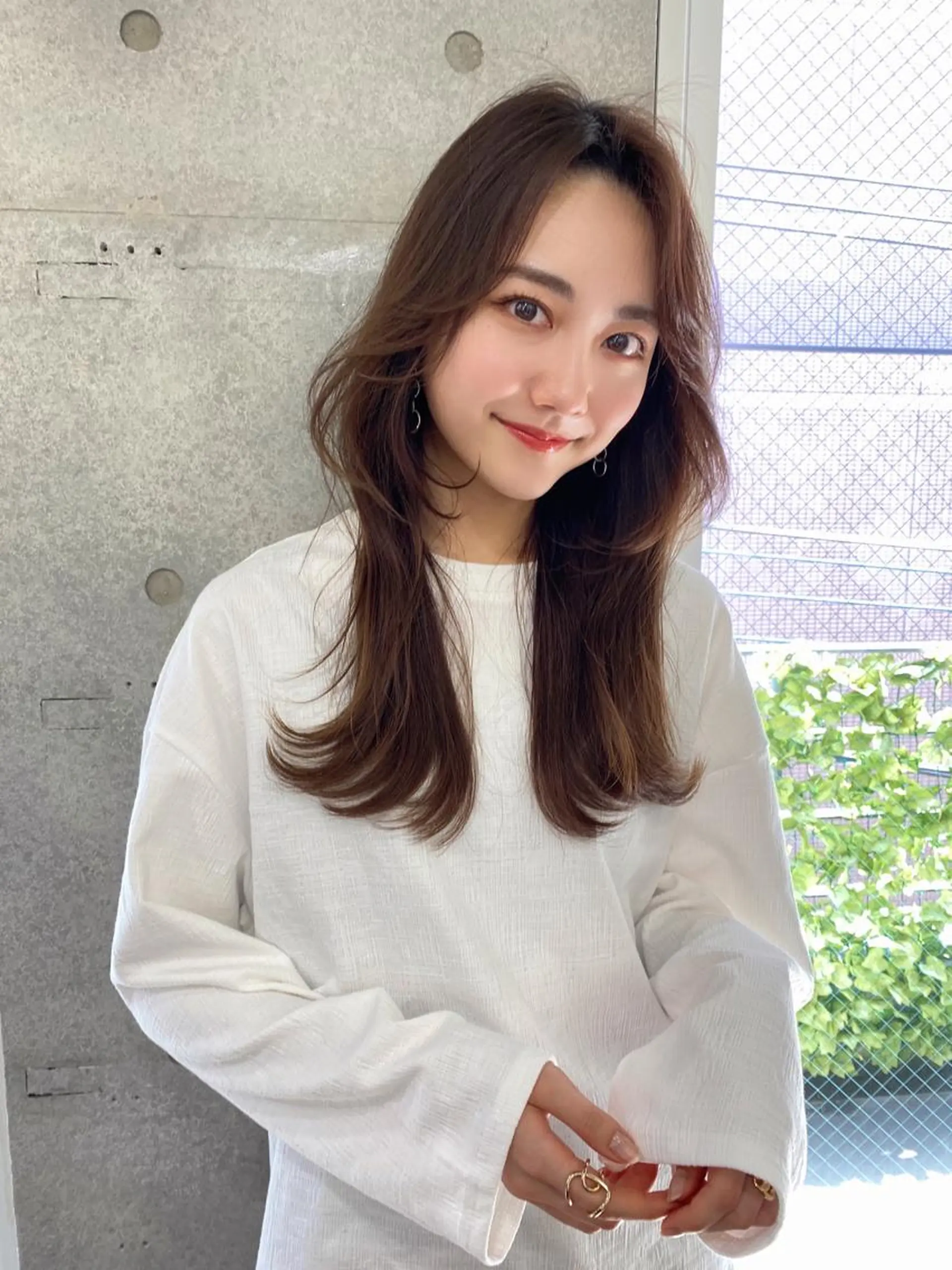 ロング くびれヘア くびれレイヤー レイヤーカット ロング 似合わせレイヤー 🇰🇷荒木洋文のヘアスタイル