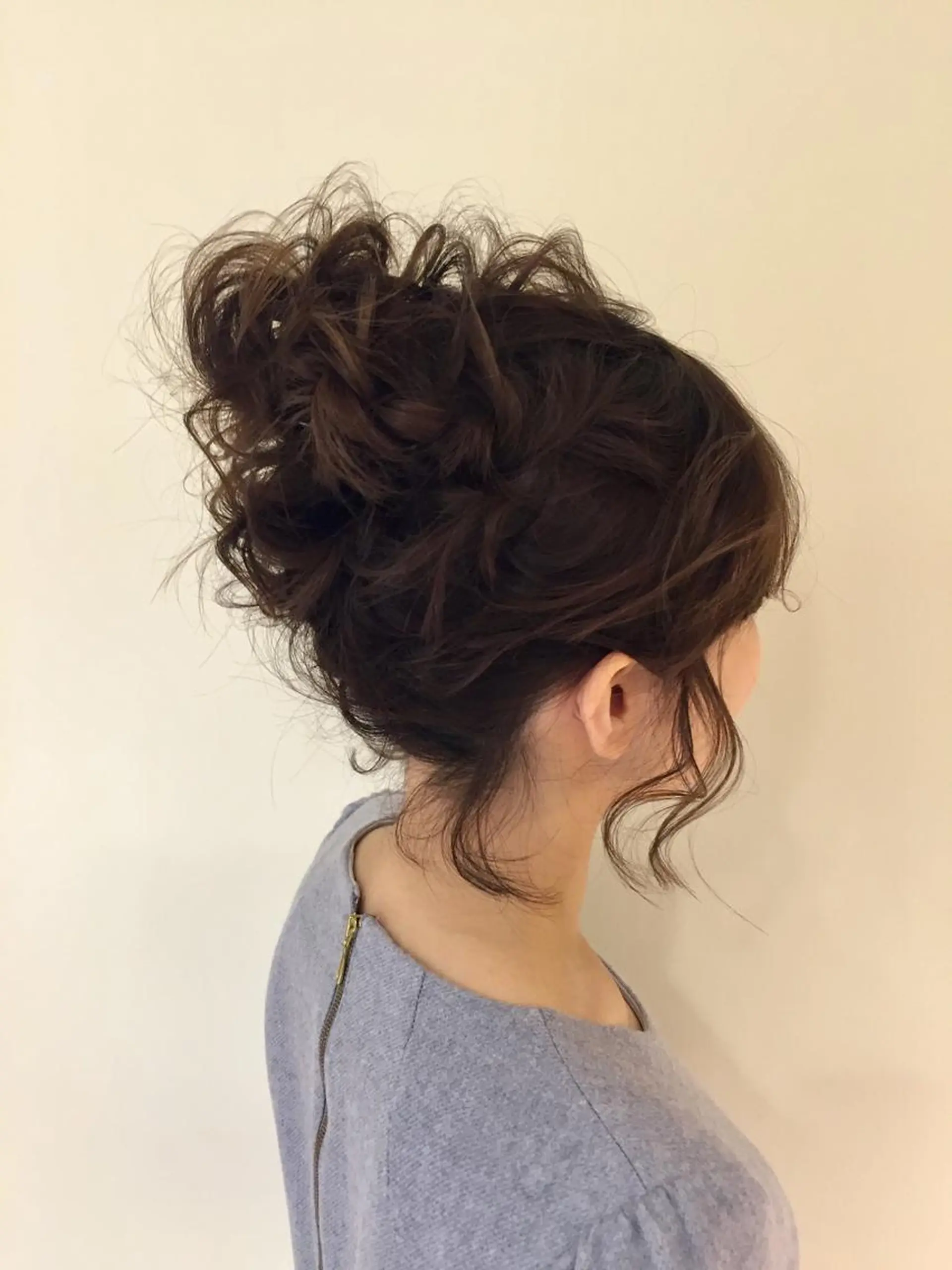 ミディアム お団子ヘア kawakita yoshinoriのヘアスタイル