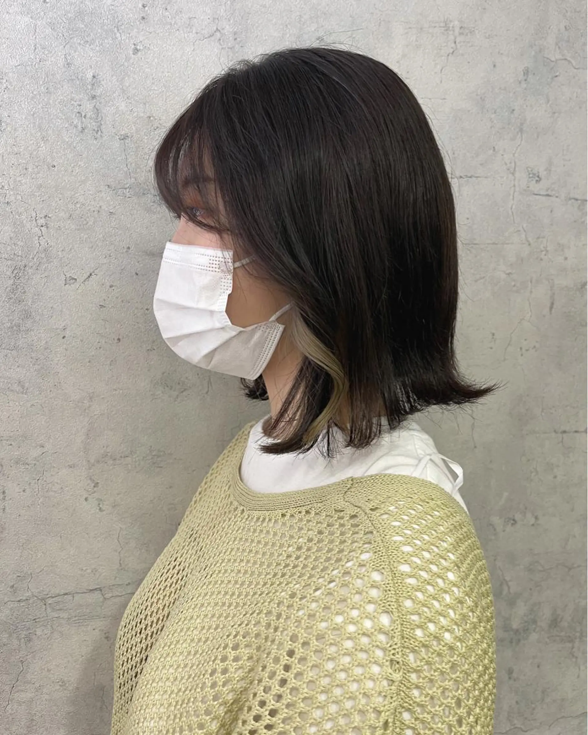 ミディアム カラー ヘアカラー 唐澤 千尋のヘアスタイル