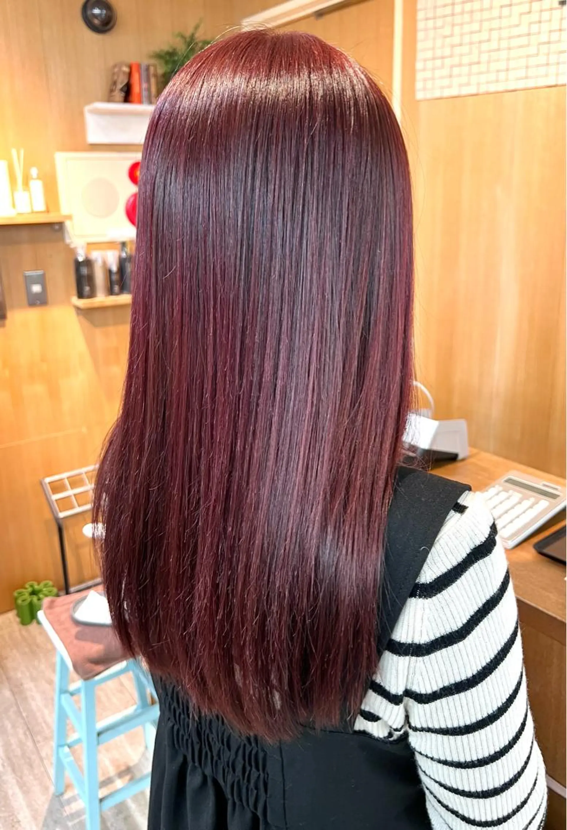 ロング カラー ブリーチ ブリーチなしカラー 透明感カラー ゆうだいのヘアスタイル