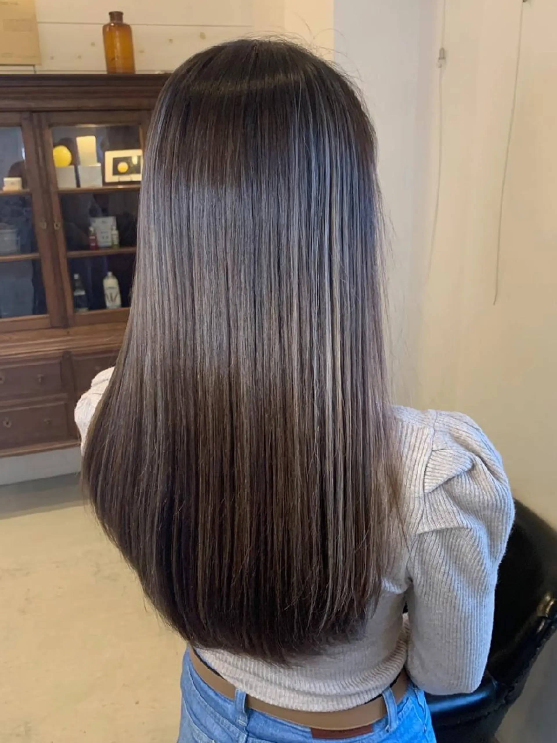 ロング カラー カット 縮毛矯正 Nina by Babylone 佐鳴台店（ニナバイバビロン）所属・Nina by Babyloneのヘアスタイル