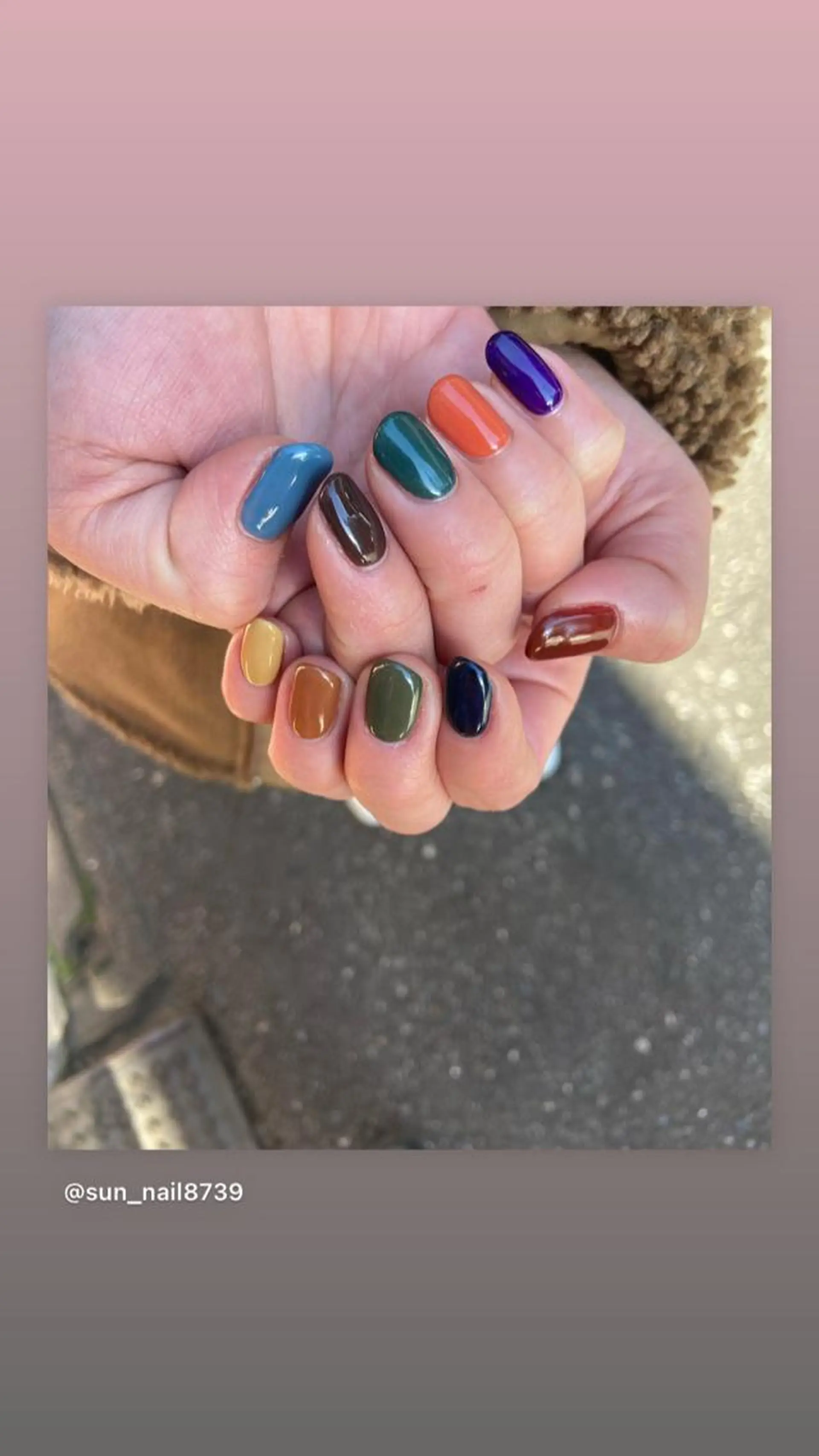 ネイル ワンカラーネイル シンプルネイル 冬ネイル . unffのネイルデザイン