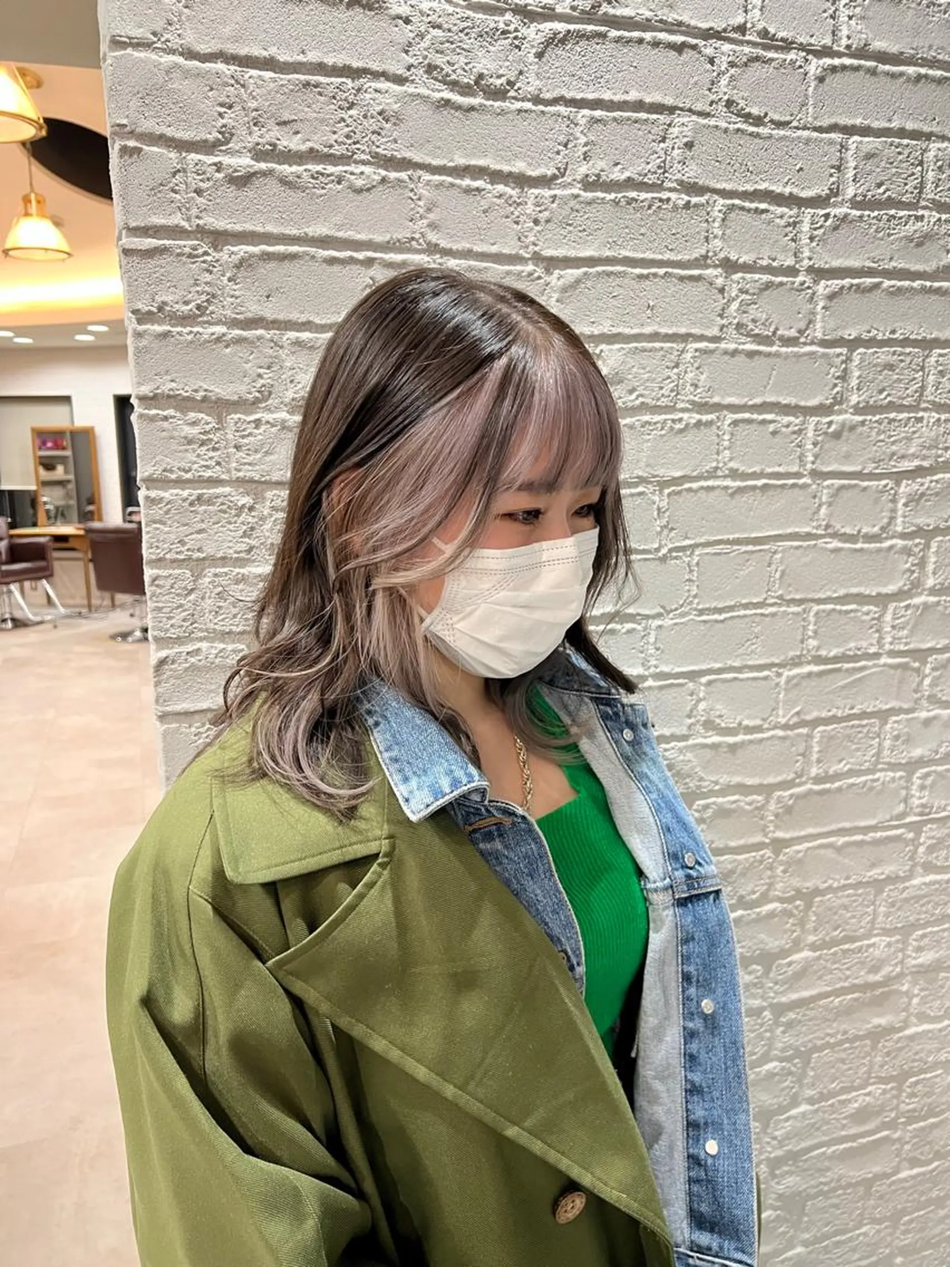 カラー 髪質改善ストレート Kantaのヘアスタイル