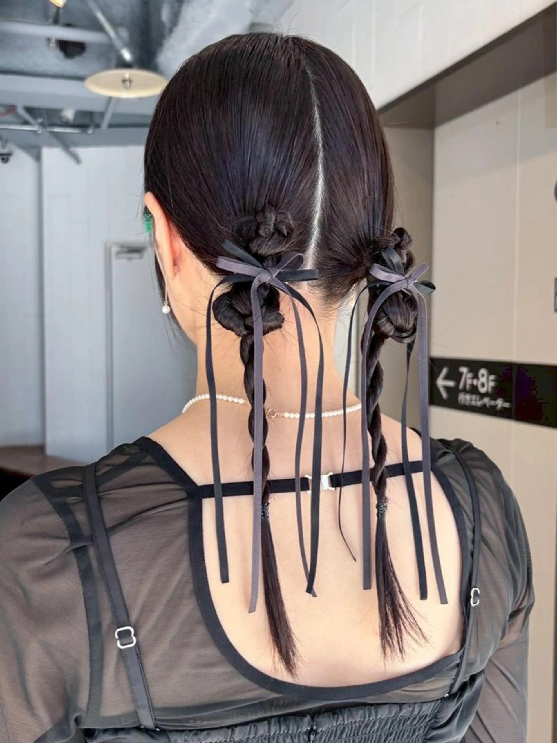 ヘアアレンジ おくれ毛 ヘアセット ITbyALBUM 中野店のヘアスタイル