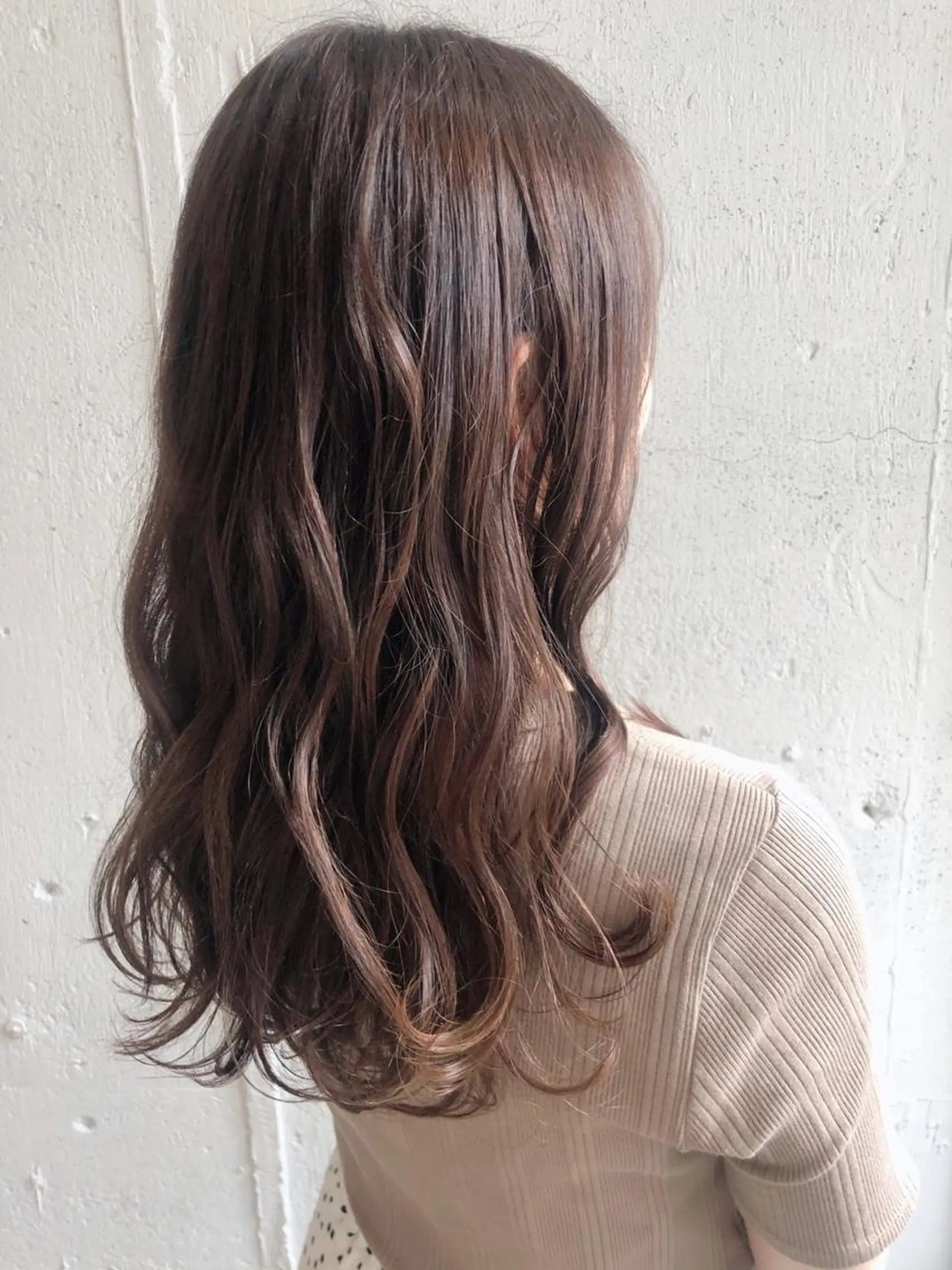 セミロング カラー ヘアアレンジ マツエク・マツパ ナチュラル カット トリートメント ふくだ りさ【ciAo!】のヘアスタイル