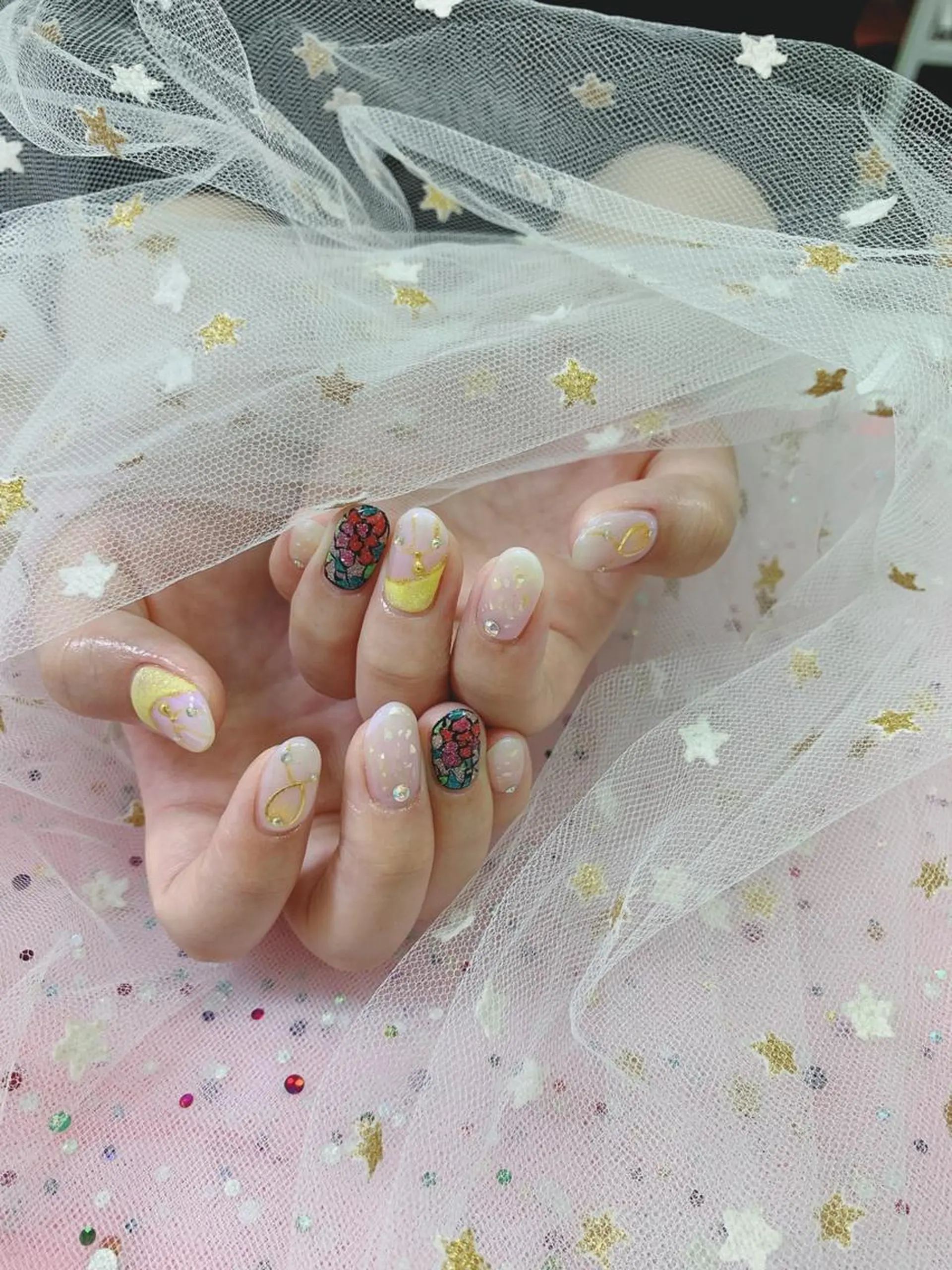 ネイル 🦋ネイルサロン ブラン🌈ゆりのネイルデザイン