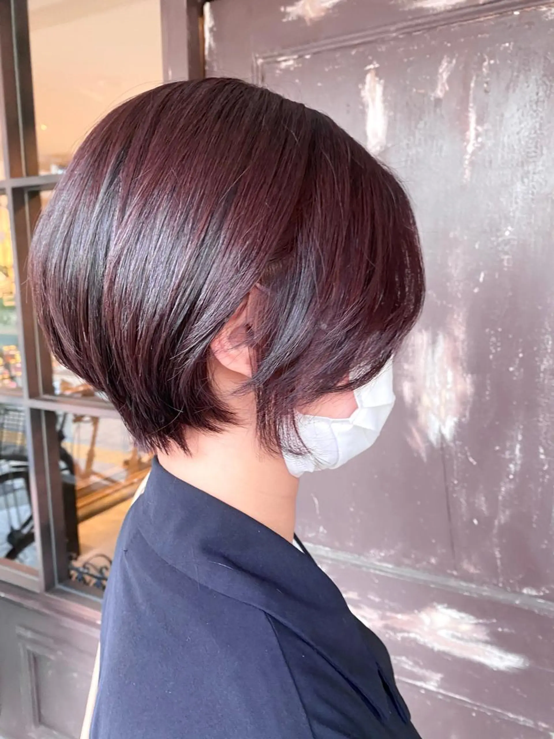 ショート カラー ショートボブ ボブ ショートヘア 川越 輝梨奈のヘアスタイル