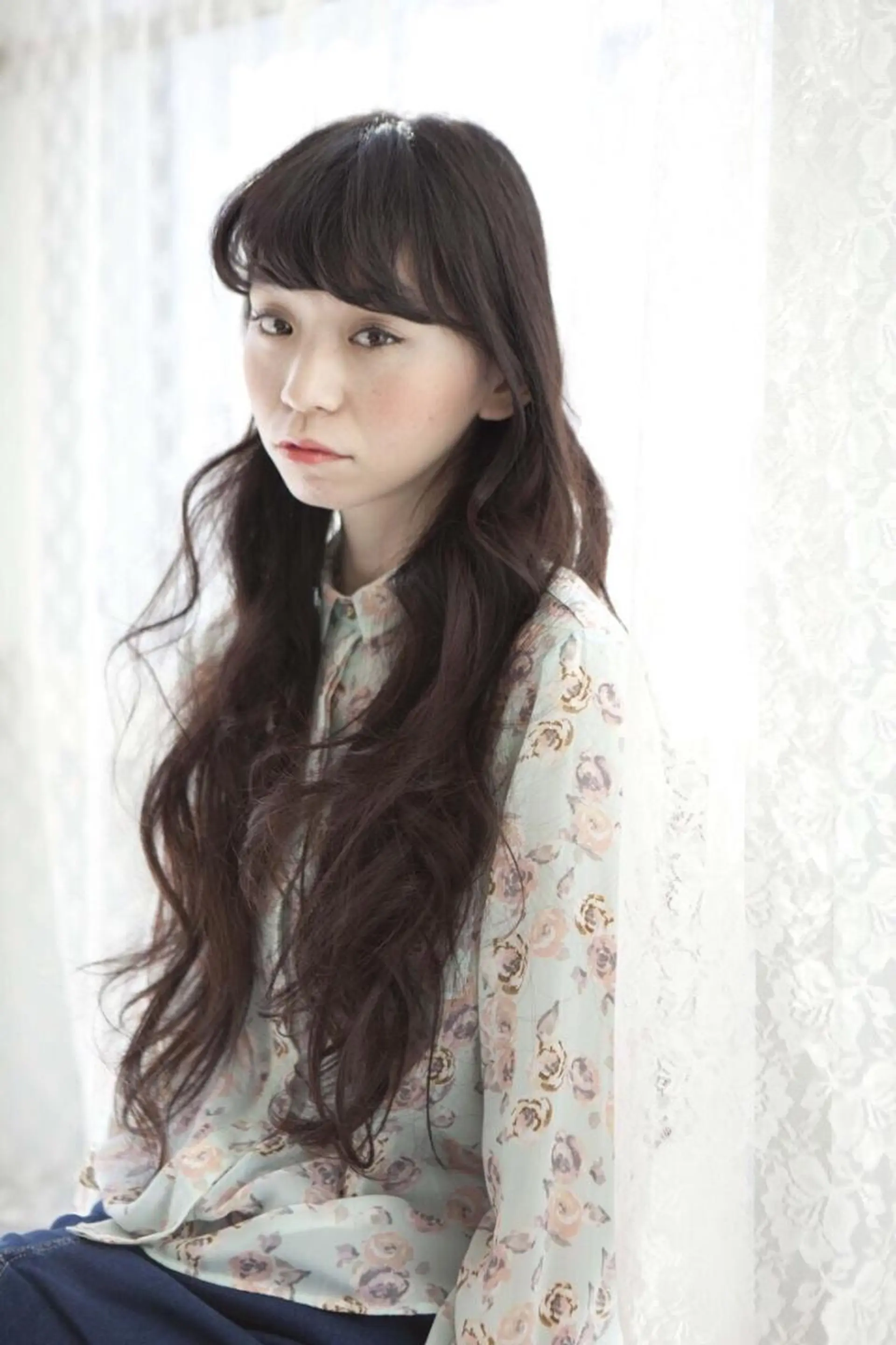 セミロング 松島 涼花のヘアスタイル