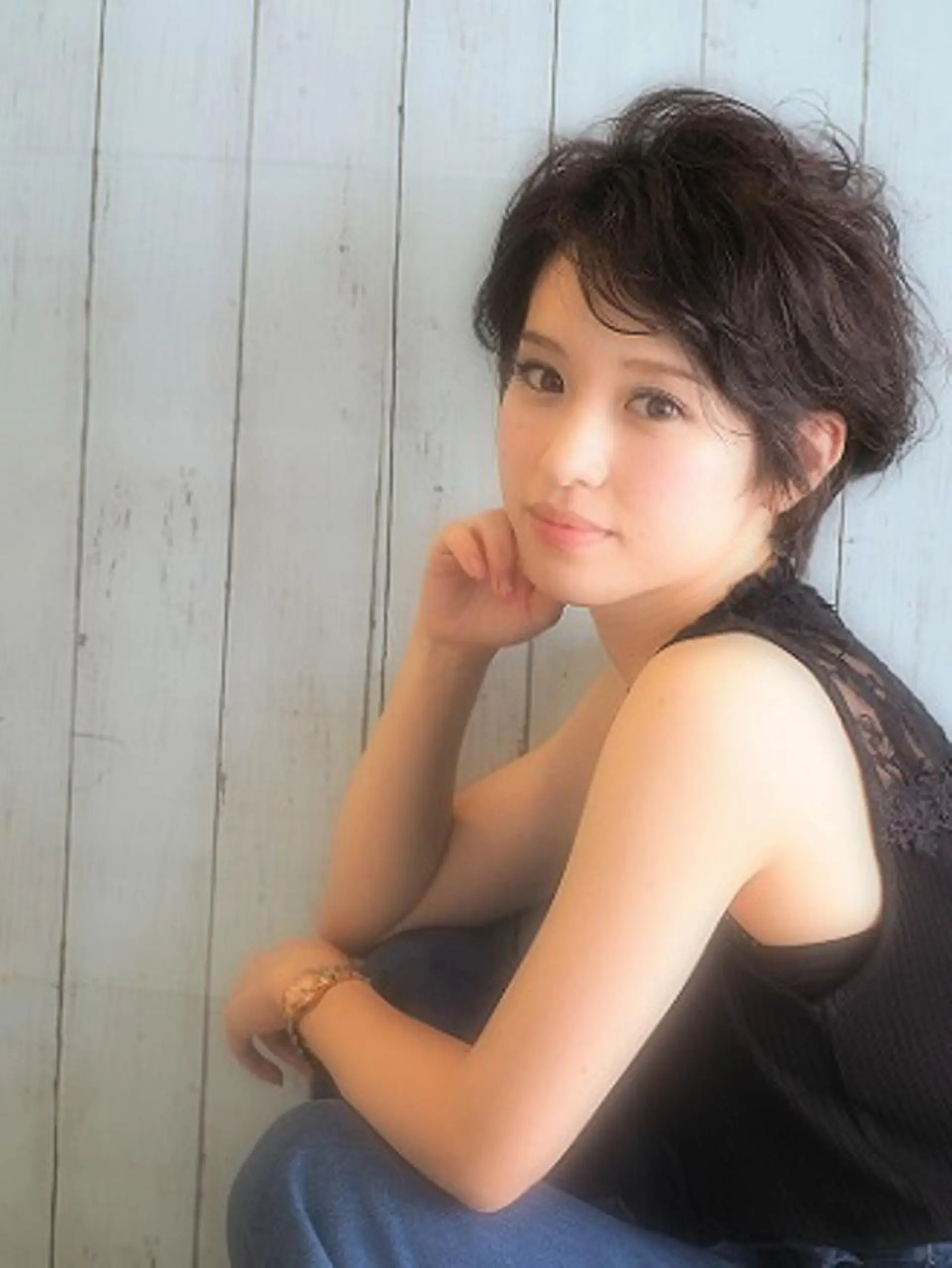 ショート カラー カット ヘアカラー grand juteのヘアスタイル