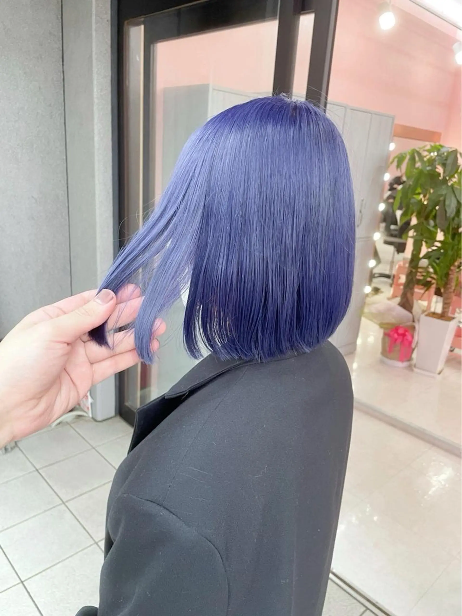 ミディアム カラー Bob&ハイトーン 専門家CHIHIROのヘアスタイル