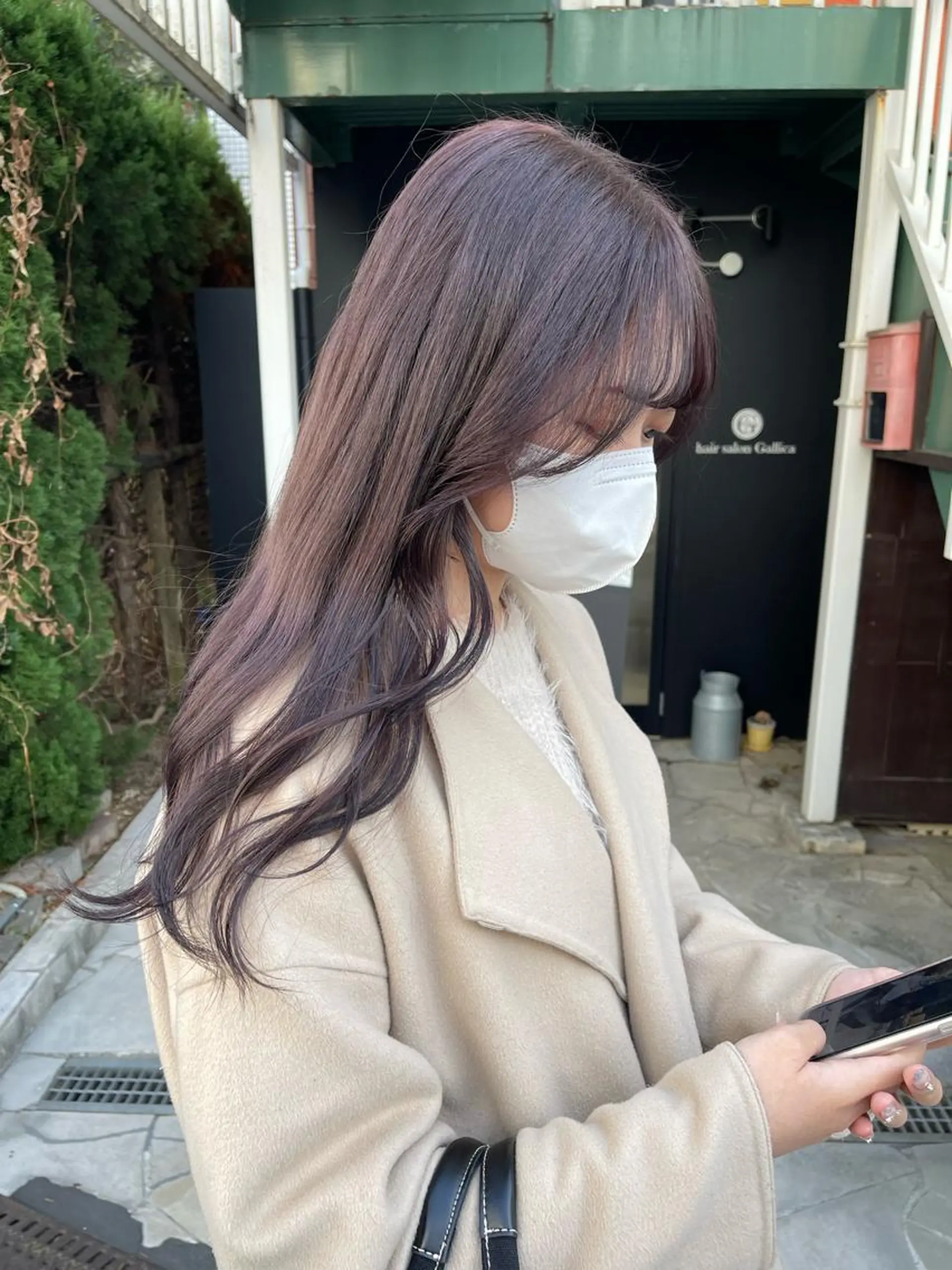 ロング カラー ラベンダーカラー ラベンダーグレー ラベンダー/レイヤー スタイル🤎mamiのヘアスタイル