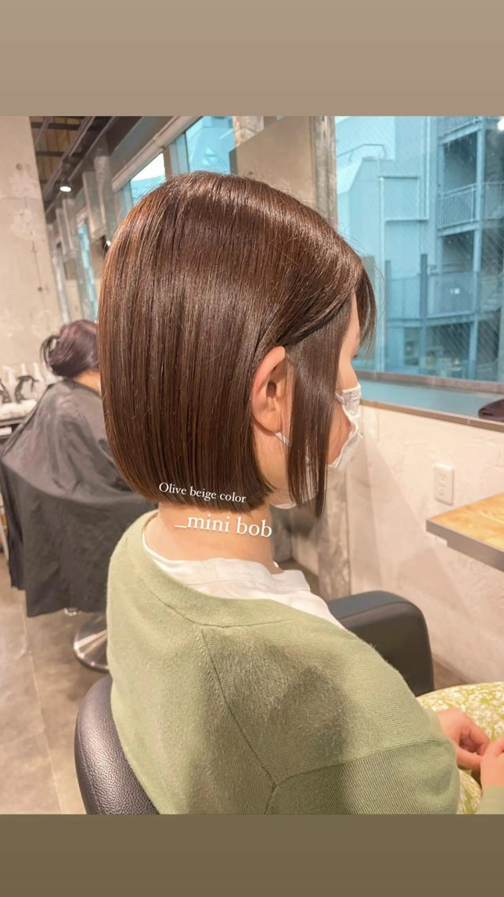 ショート カラー パーマ ヘアアレンジ メンズ キッズ ネイル マツエク・マツパ アイブロウ 透明感カラー・レイヤ ー🎀amika🎀のヘアスタイル