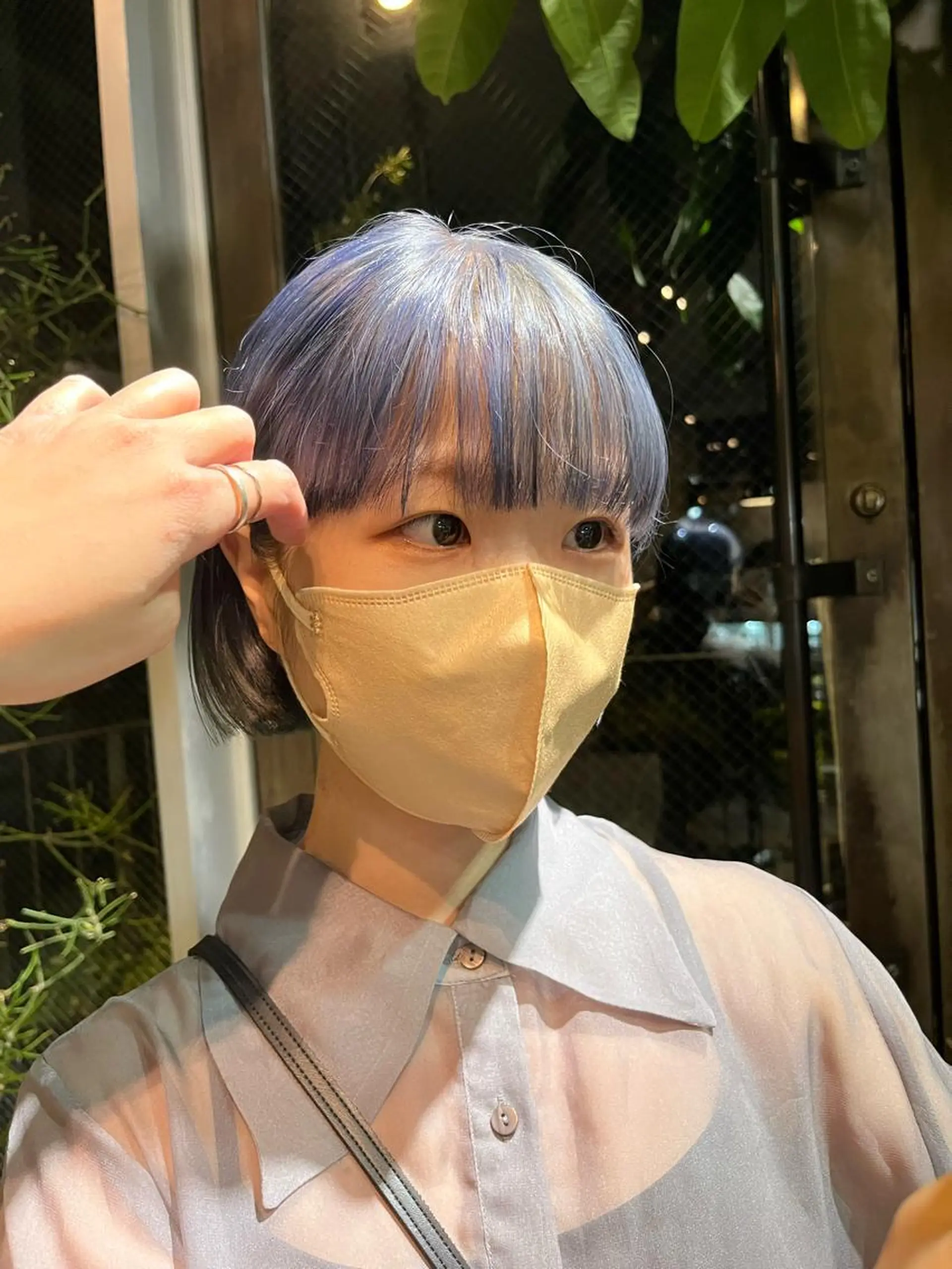 ショート カット ヘアカラー トリートメント ボブ/ベージュ/ パーマ🪿近森ゆいのヘアスタイル