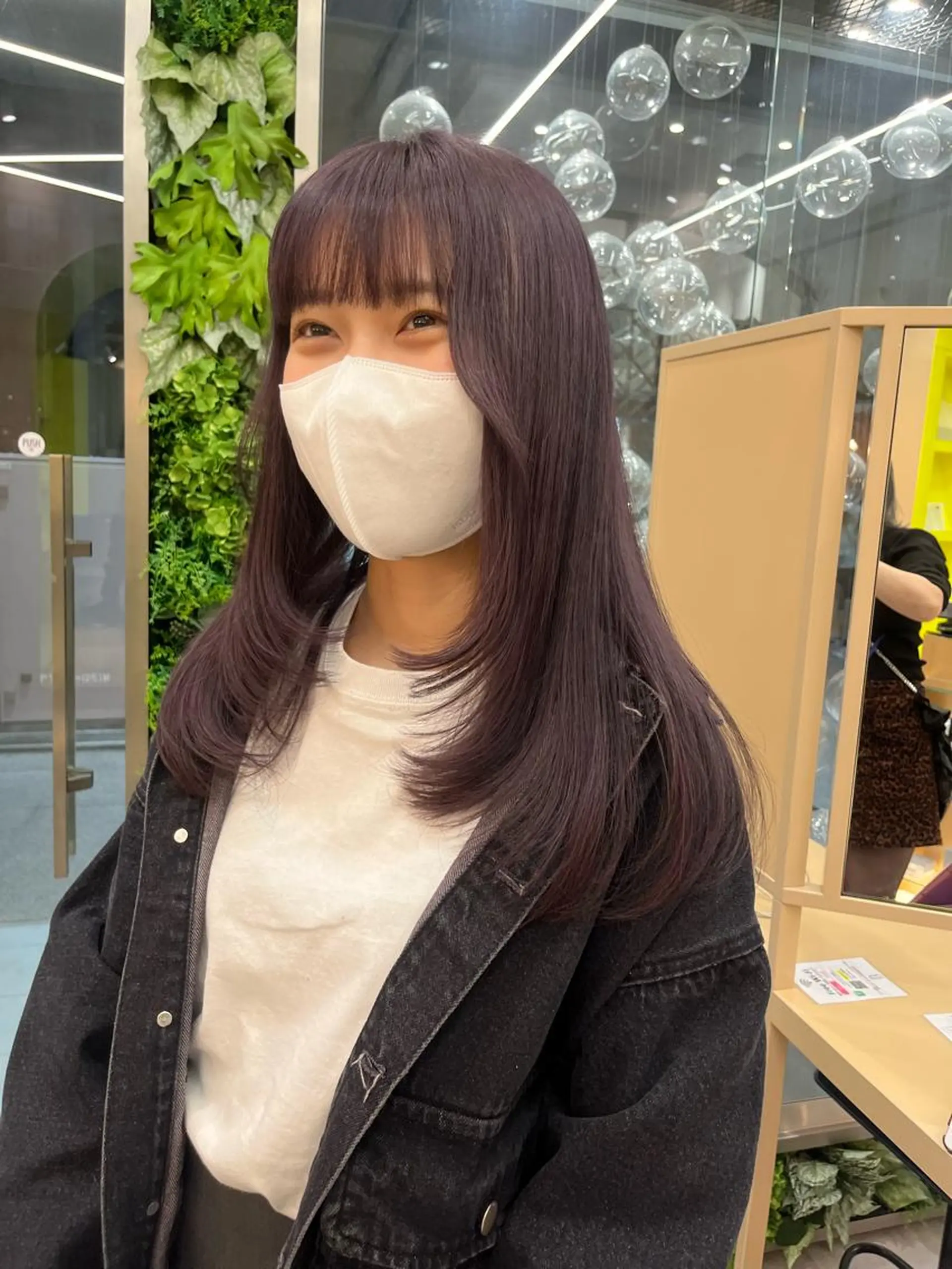 カラー ラベンダーカラー 🟣niw SHUNNA🟣のヘアスタイル