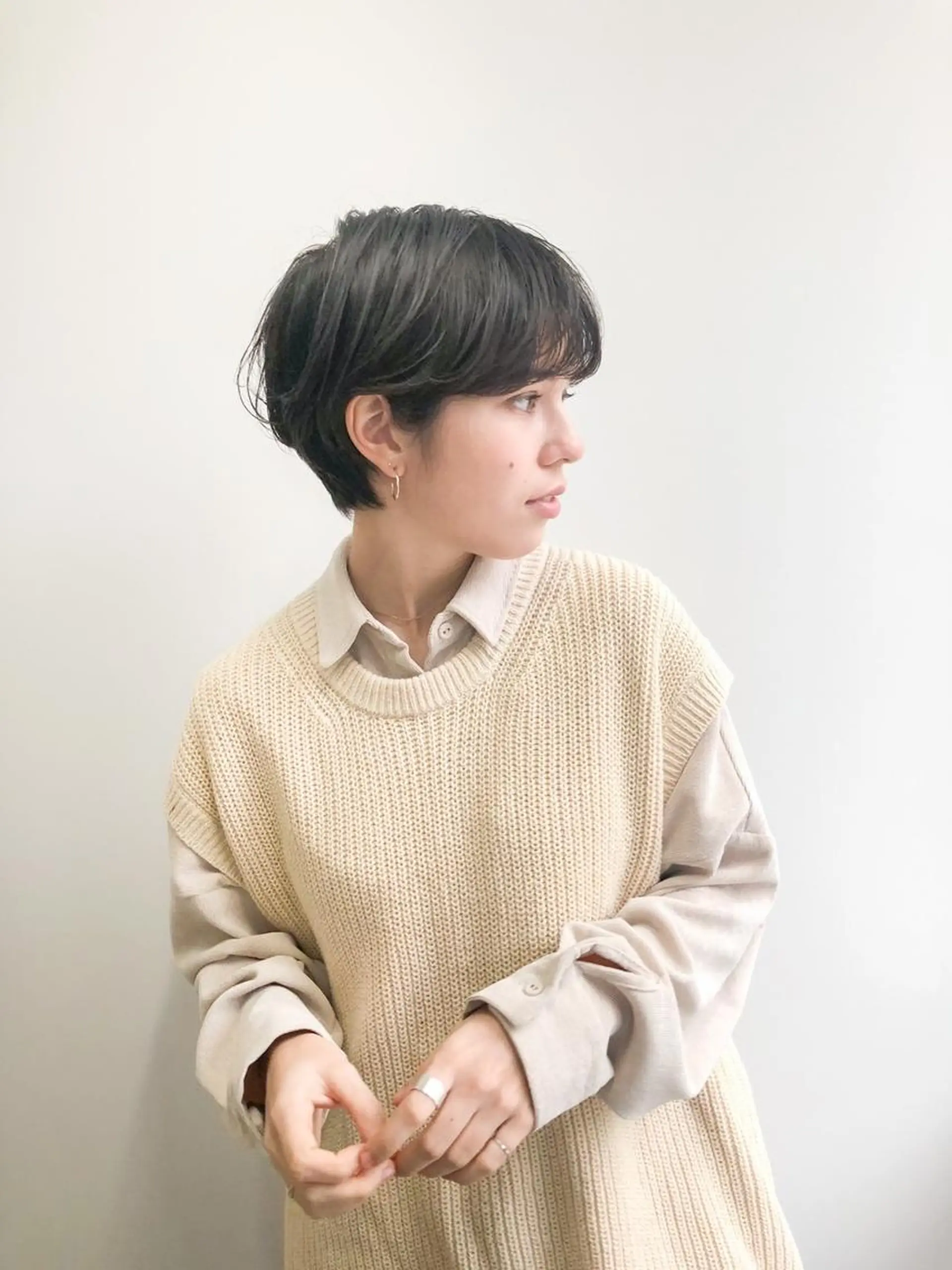 ミディアム カラー パーマ アディクシーカラー ブリーチ ブロンド ブルーカラー ハイライトカラー カット ヘアカラー トリートメント CEINE PATHのヘアスタイル
